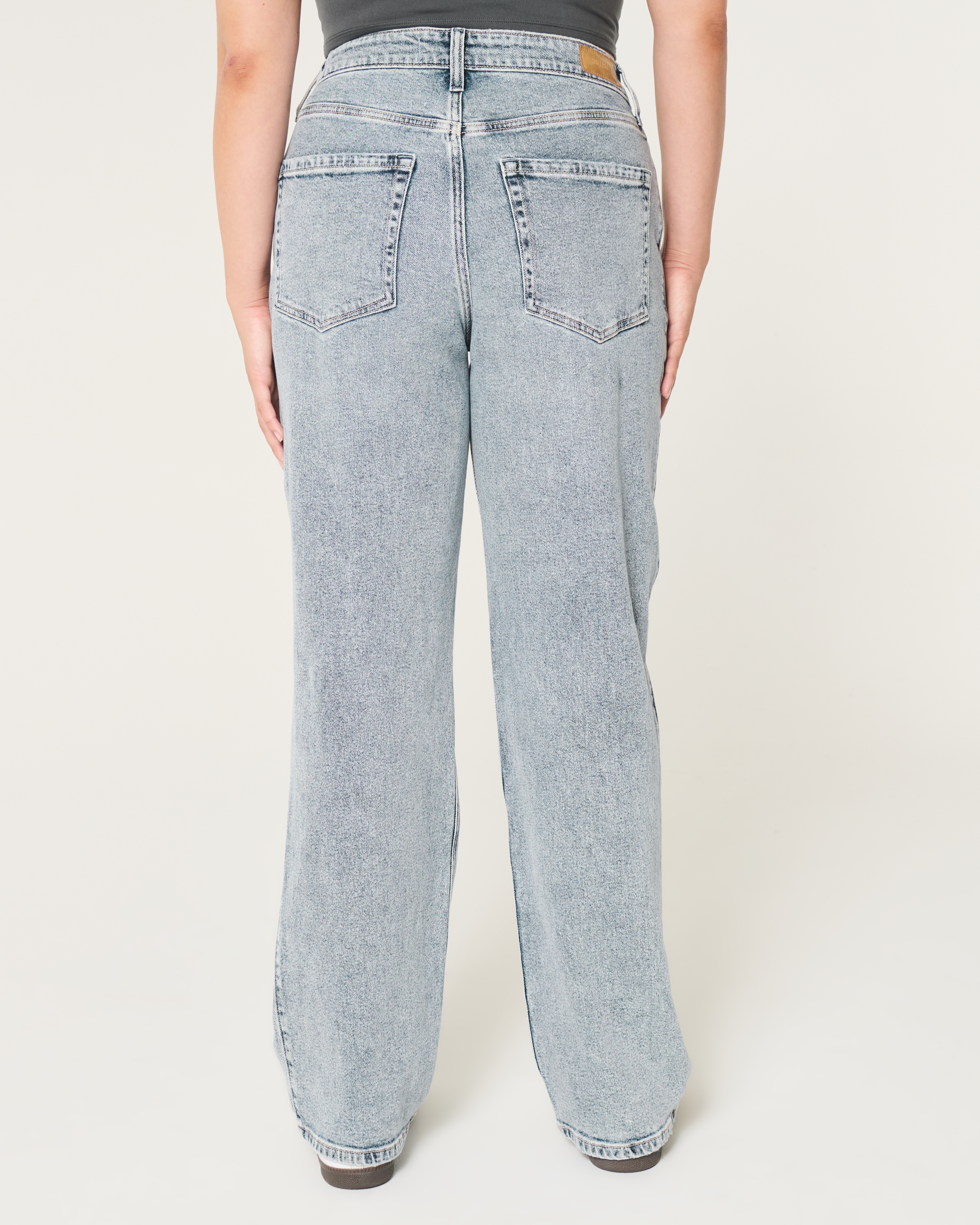 [CKJ] Ultra High Rise Wide Tencel Rinse Wash Jeans ★人気★ Tencel Ultra High Rise Wide Leg Fit Jeans | Calvin Klein