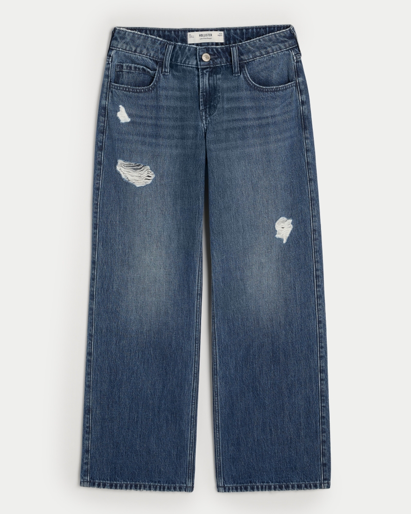 Hollister ripped jeans for girls best sale