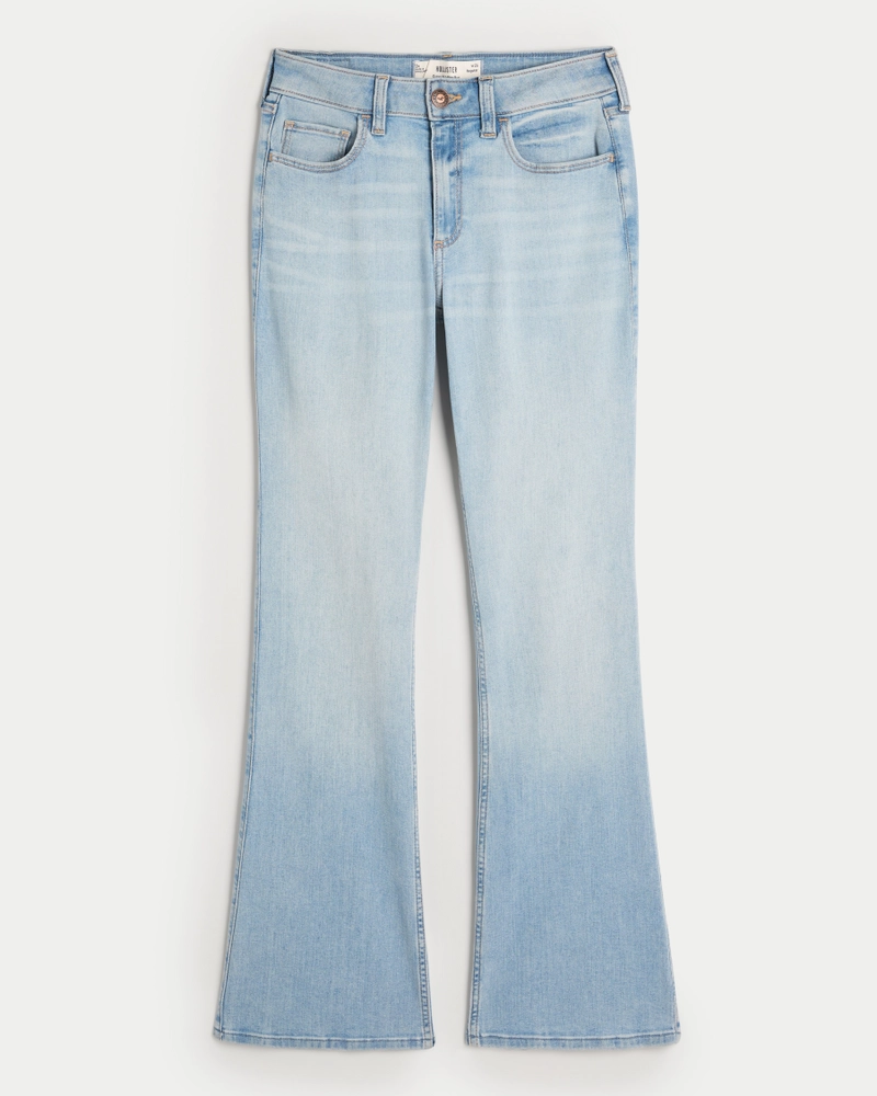 Curvy Mid-Rise Light Wash Boot Jeans
