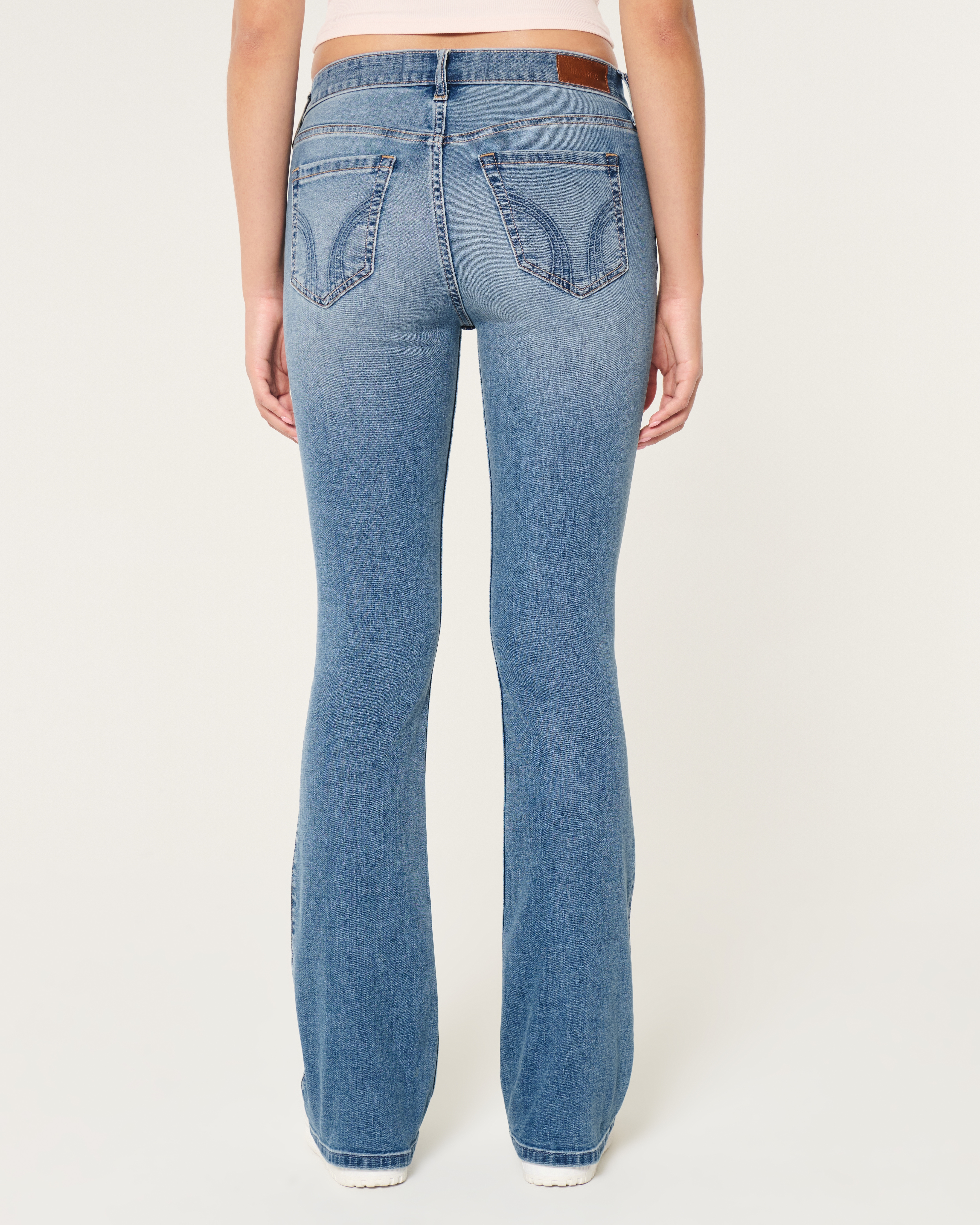 Mid Rise Medium Wash Boot Jeans