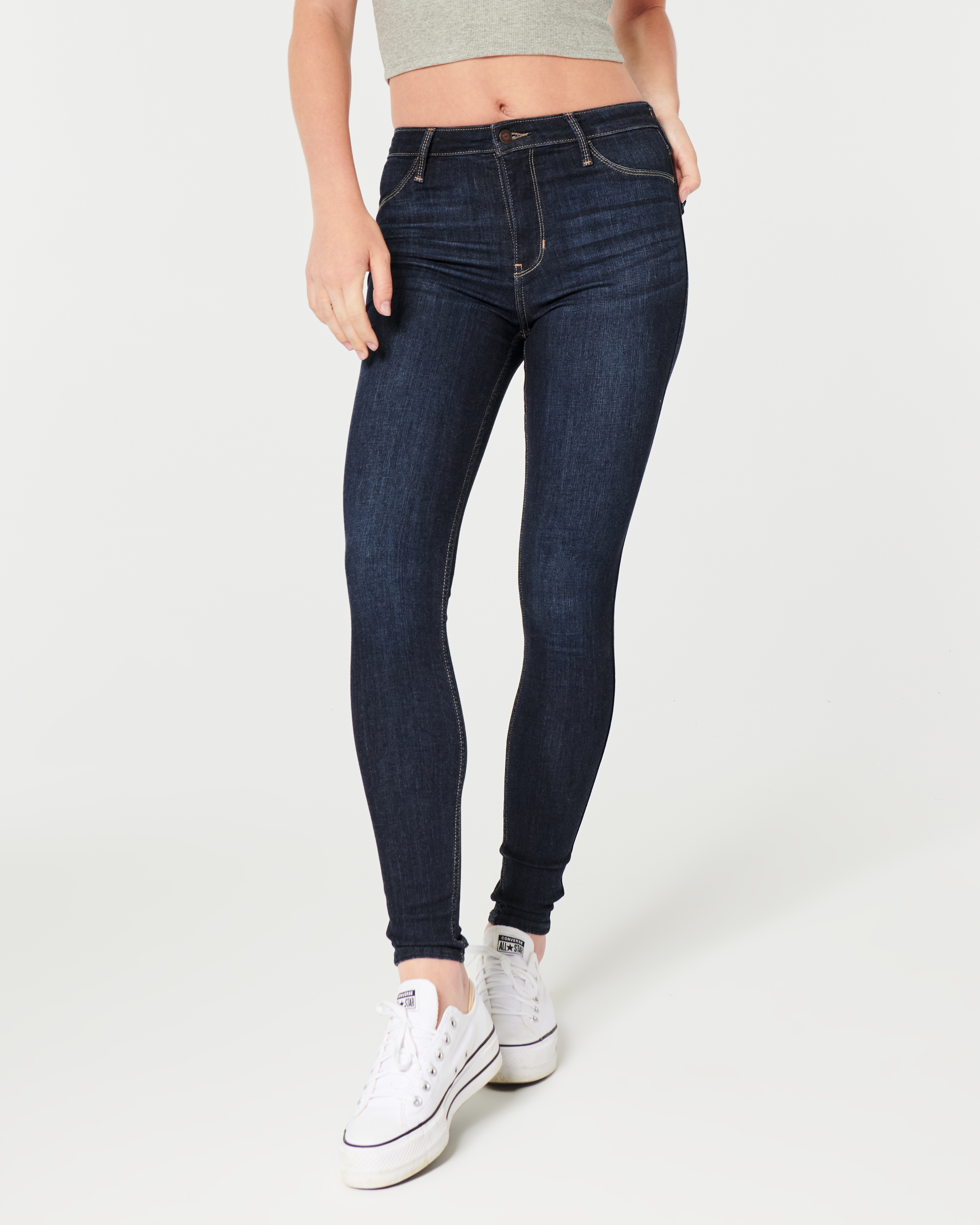 Hollister acid wash fashion jeans