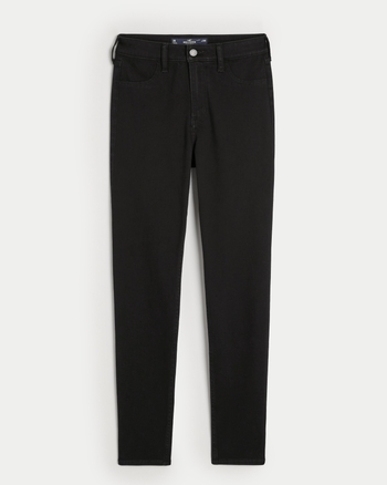 Women s High Rise Black Jean Leggings Women s Bottoms HollisterCo