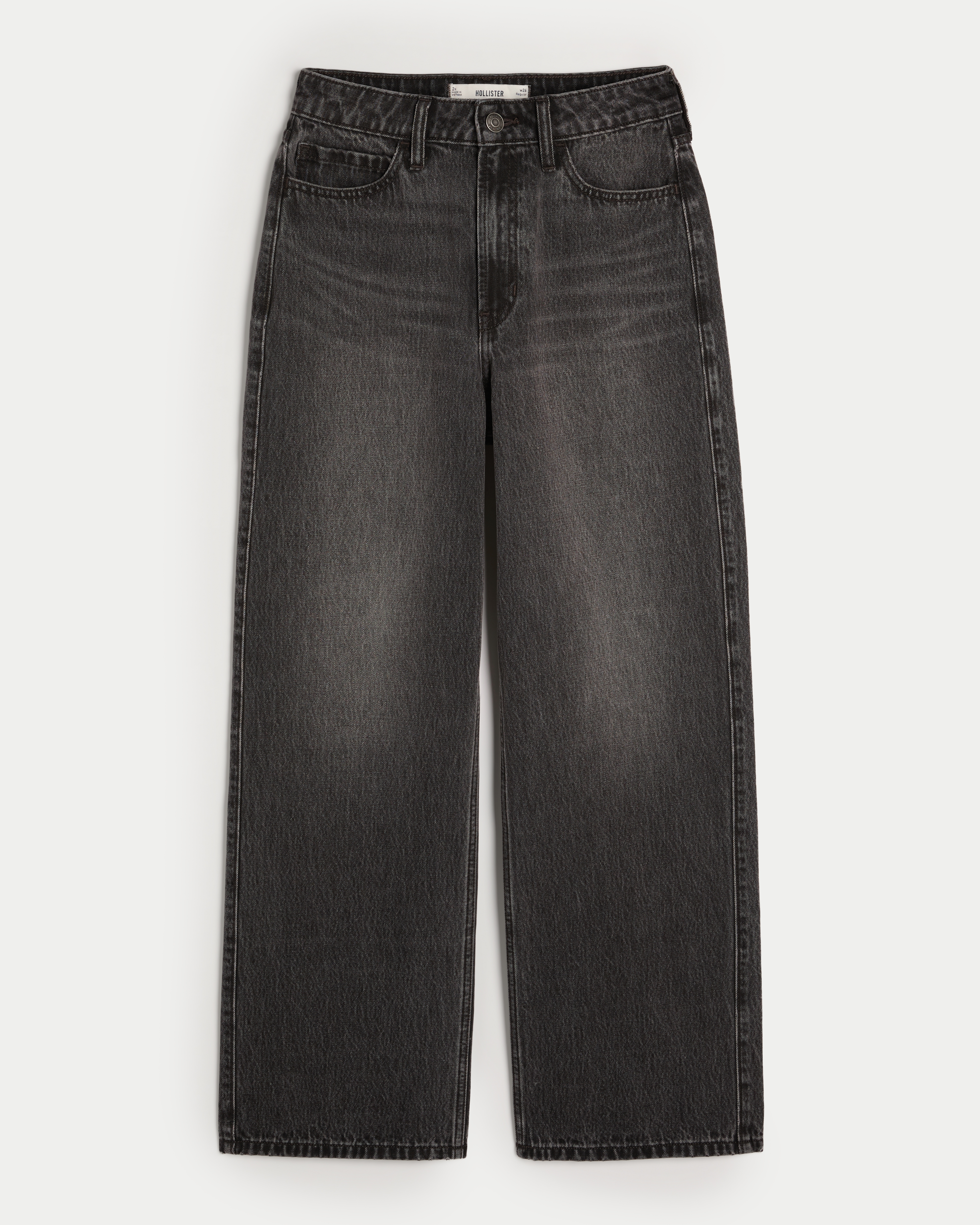 Hollister black 2024 Ultra High-Rise Dad Jean