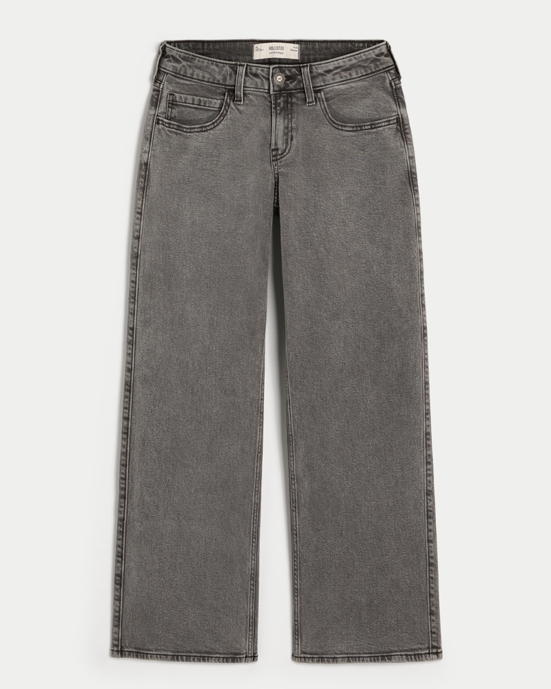 Hollister wide leg jeans online