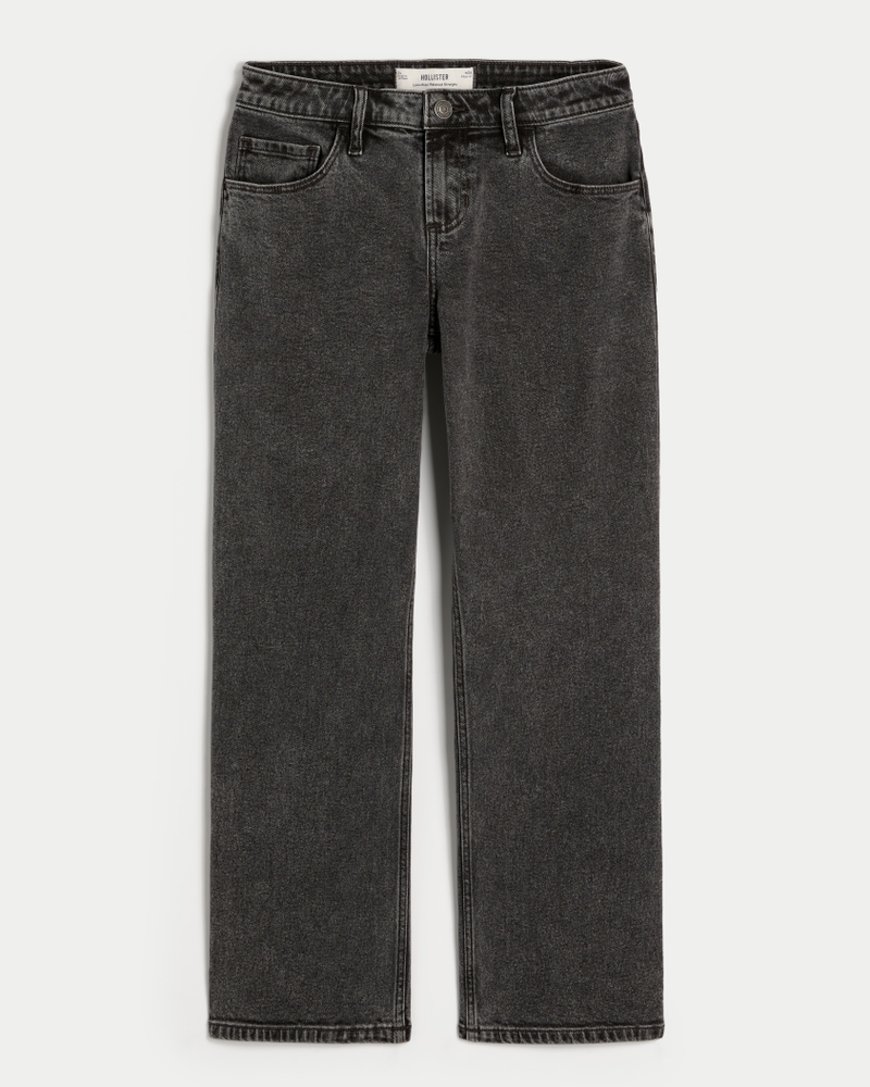 Hollister straight jeans online