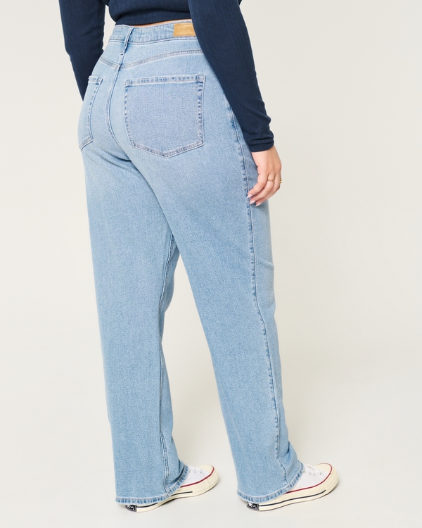 Curvy Ultra High-Rise Medium Wash Dad Jeans