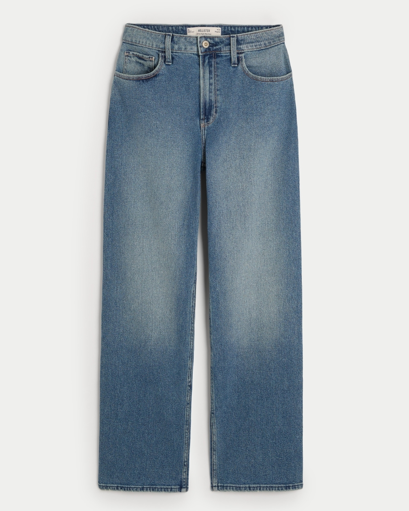 Ultra High-Rise Medium Wash Dad Jeans