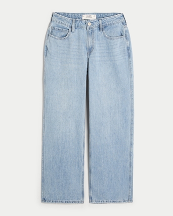 パンツ Used Blue Baggy Curve Denim archive Women's Curvy Mid-Rise Light Wash Baggy Jeans | Women's