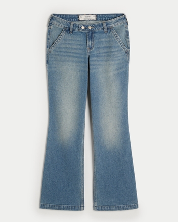 Women s Low Rise Light Wash Relaxed Boot Jeans Women s Clearance HollisterCo