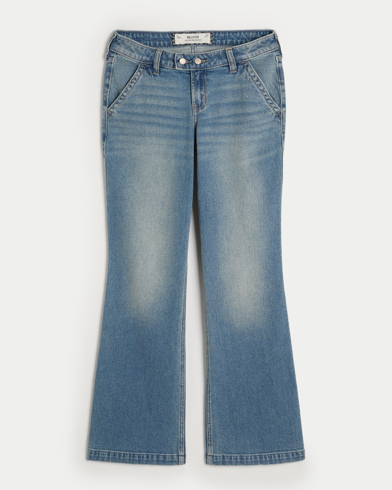 Women s Low Rise Light Wash Relaxed Boot Jeans Women s Clearance HollisterCo