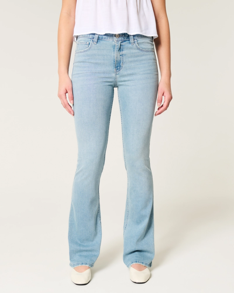 Mid-Rise Light Wash Boot Jeans
