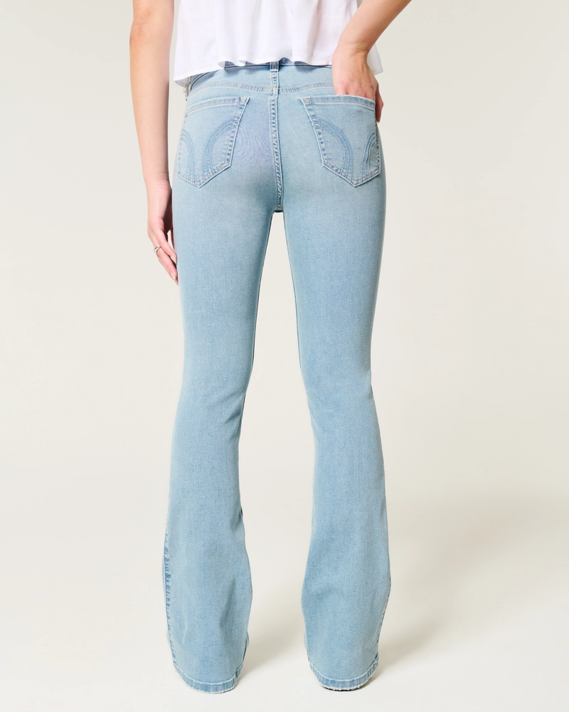 Mid-Rise Light Wash Boot Jeans