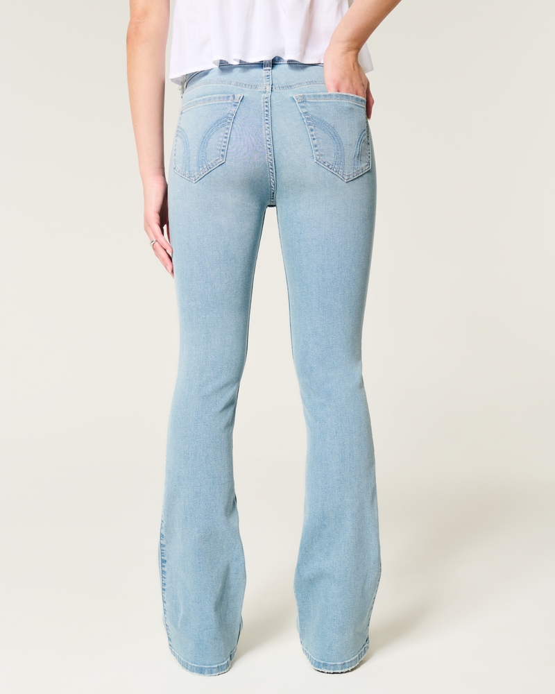 Mid-Rise Light Wash Boot Jeans