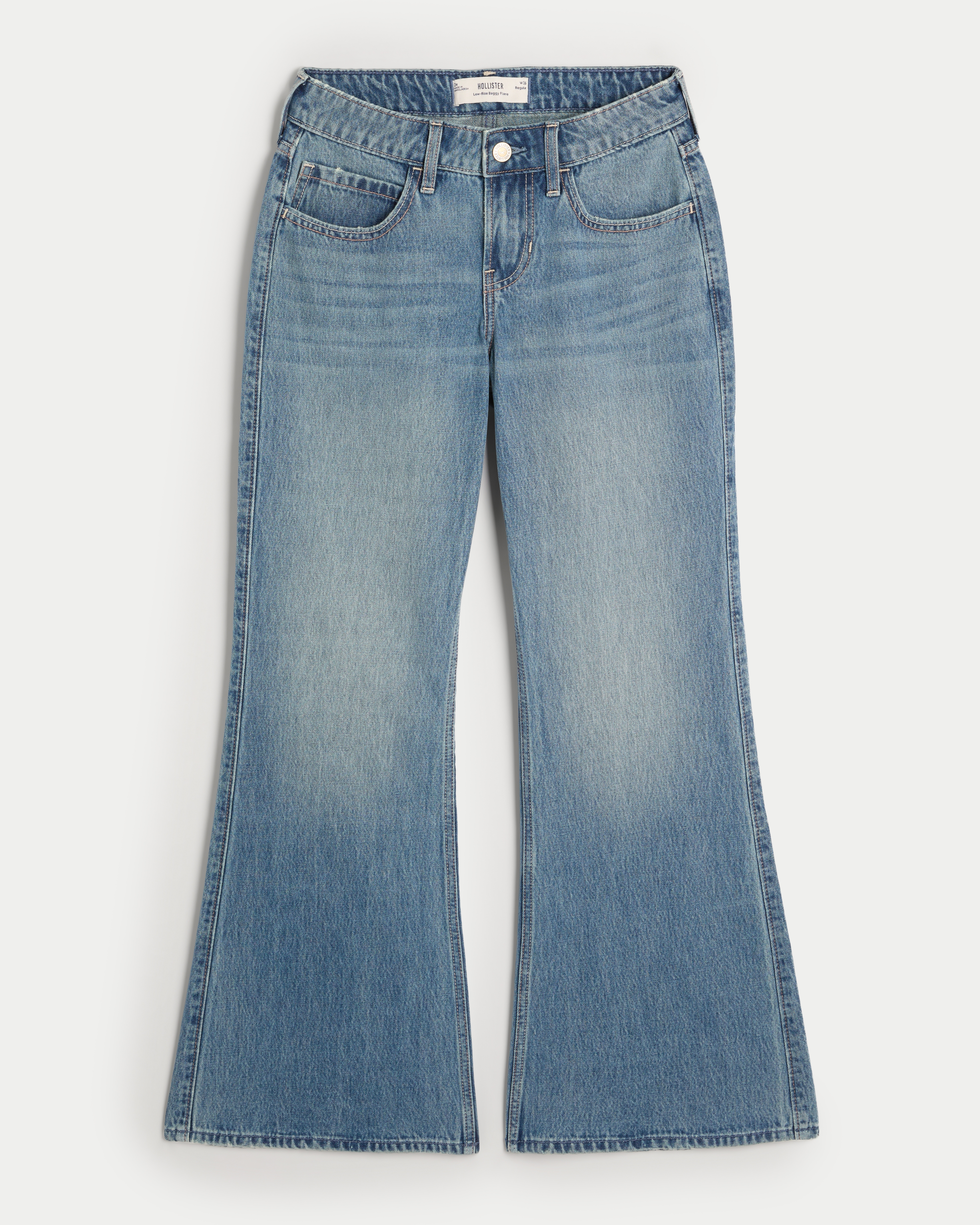 Bell bottom jeans hollister hotsell