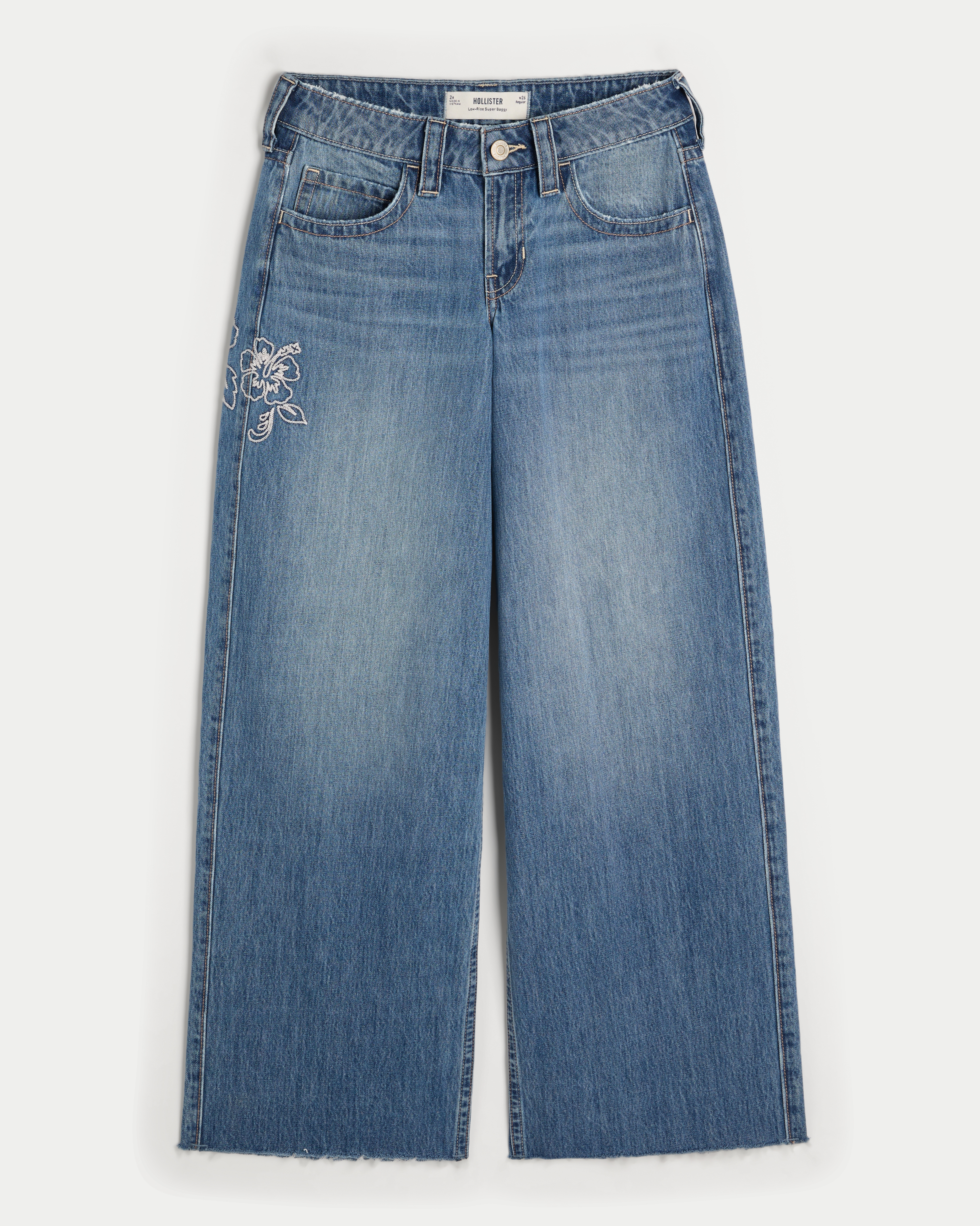 [LOW CLASSIC] / ☆ 25SS OVERSIZED JEANS / DARK BLUE Women's Low-Rise Medium Wash Super Baggy Jeans | Women's