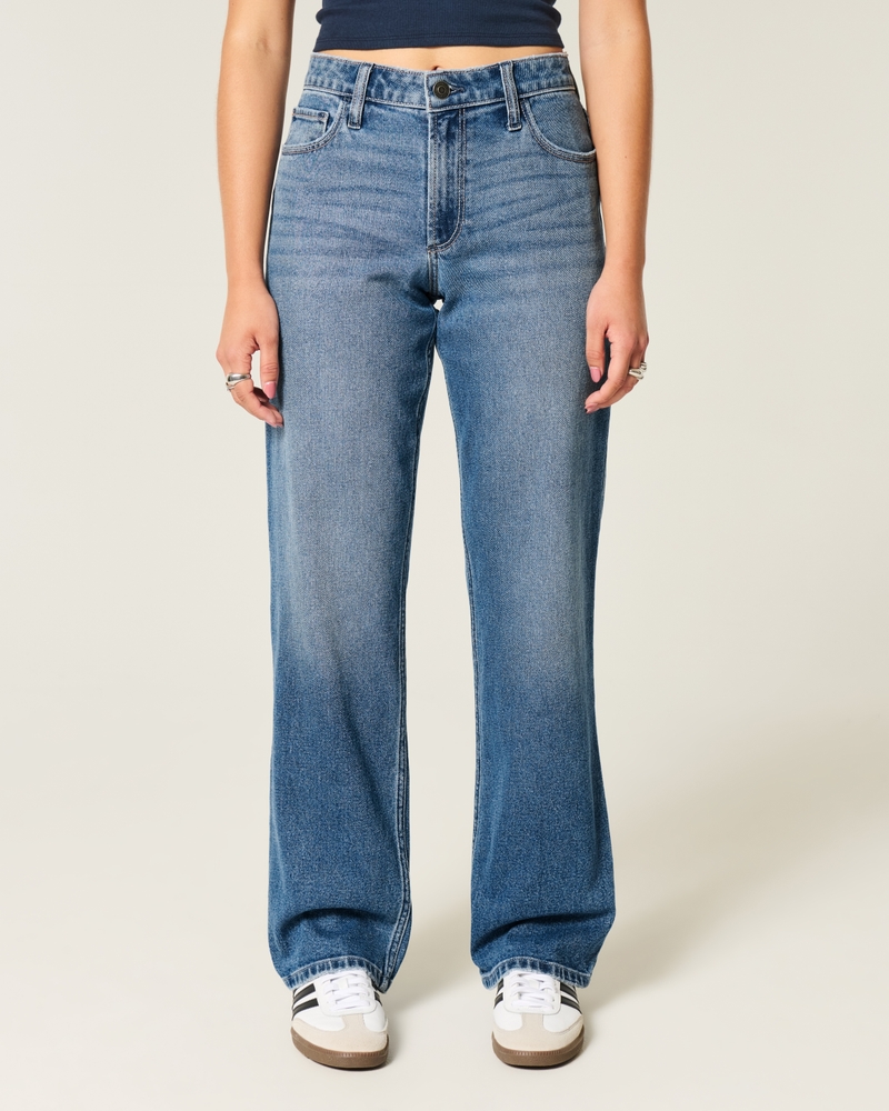 Curvy High-Rise Light Wash Dad Jeans