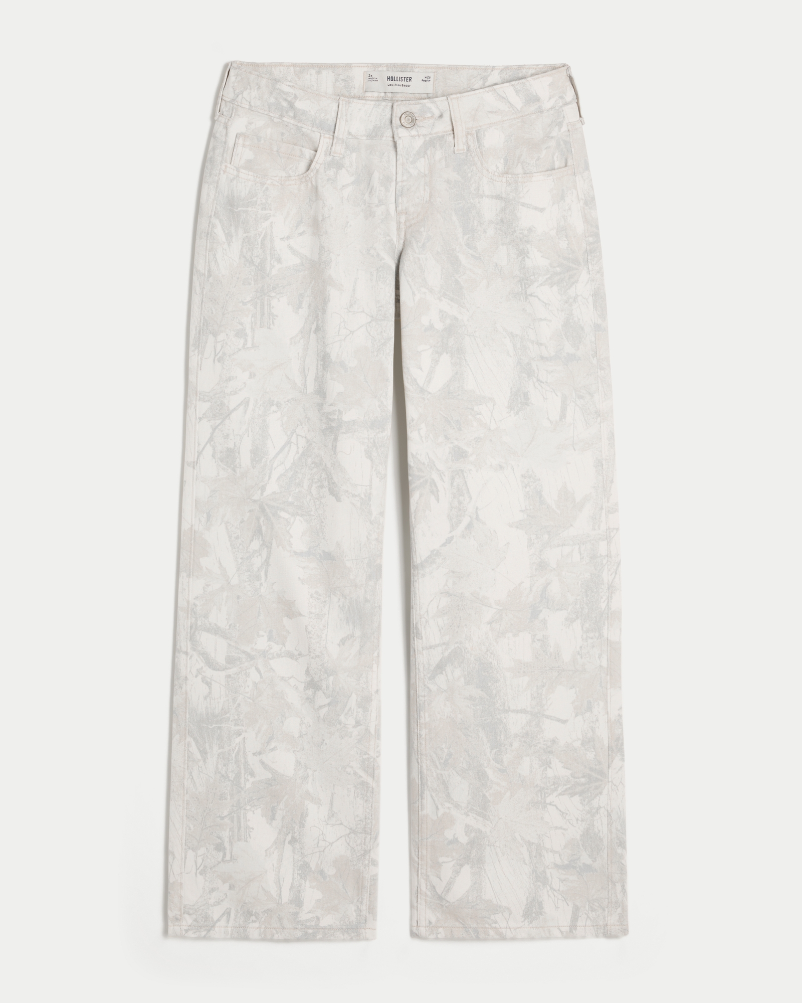 Women's Low-Rise Camo Baggy Jeans | Women's Bottoms | HollisterCo.com