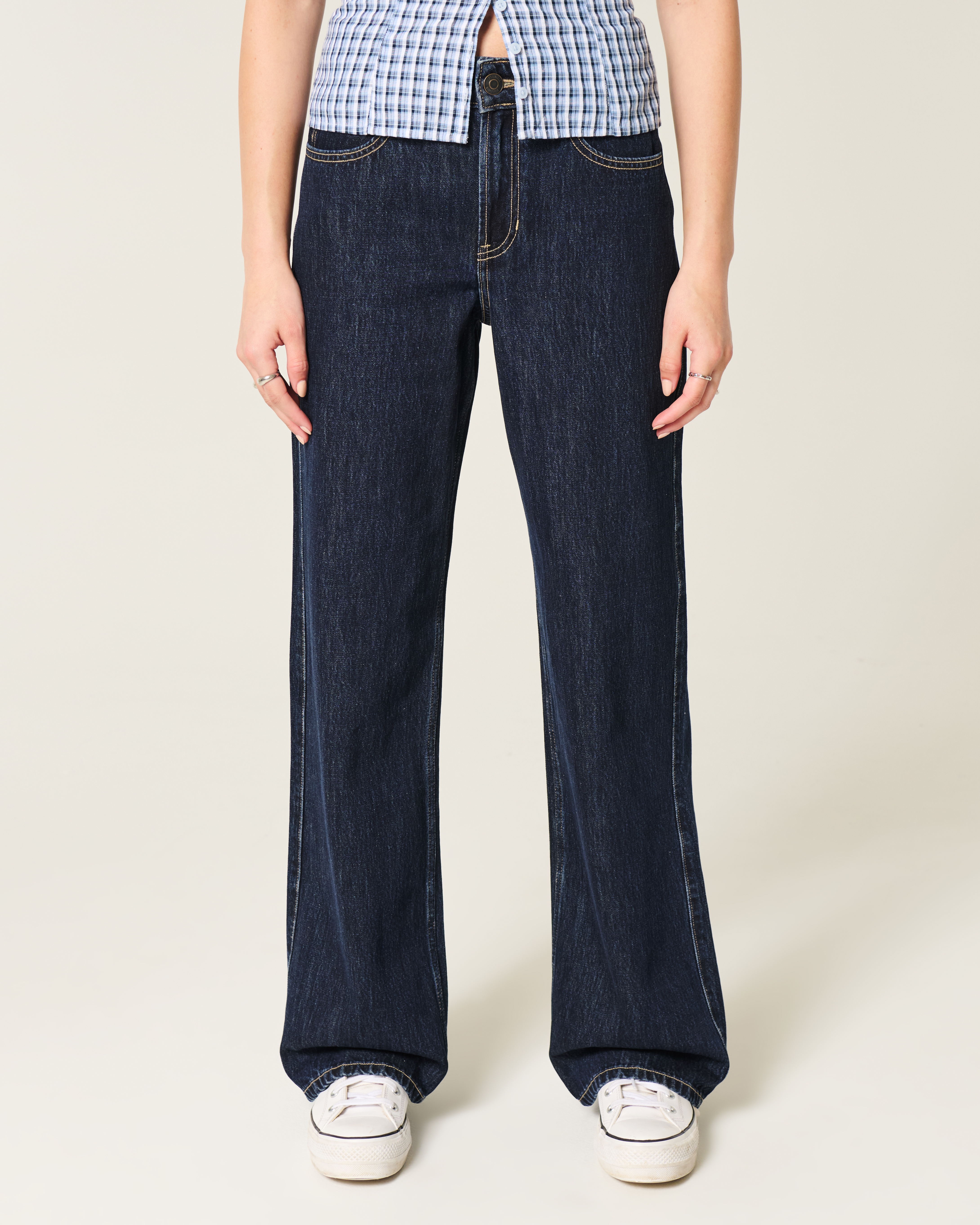 High-Rise Baggy Jeans