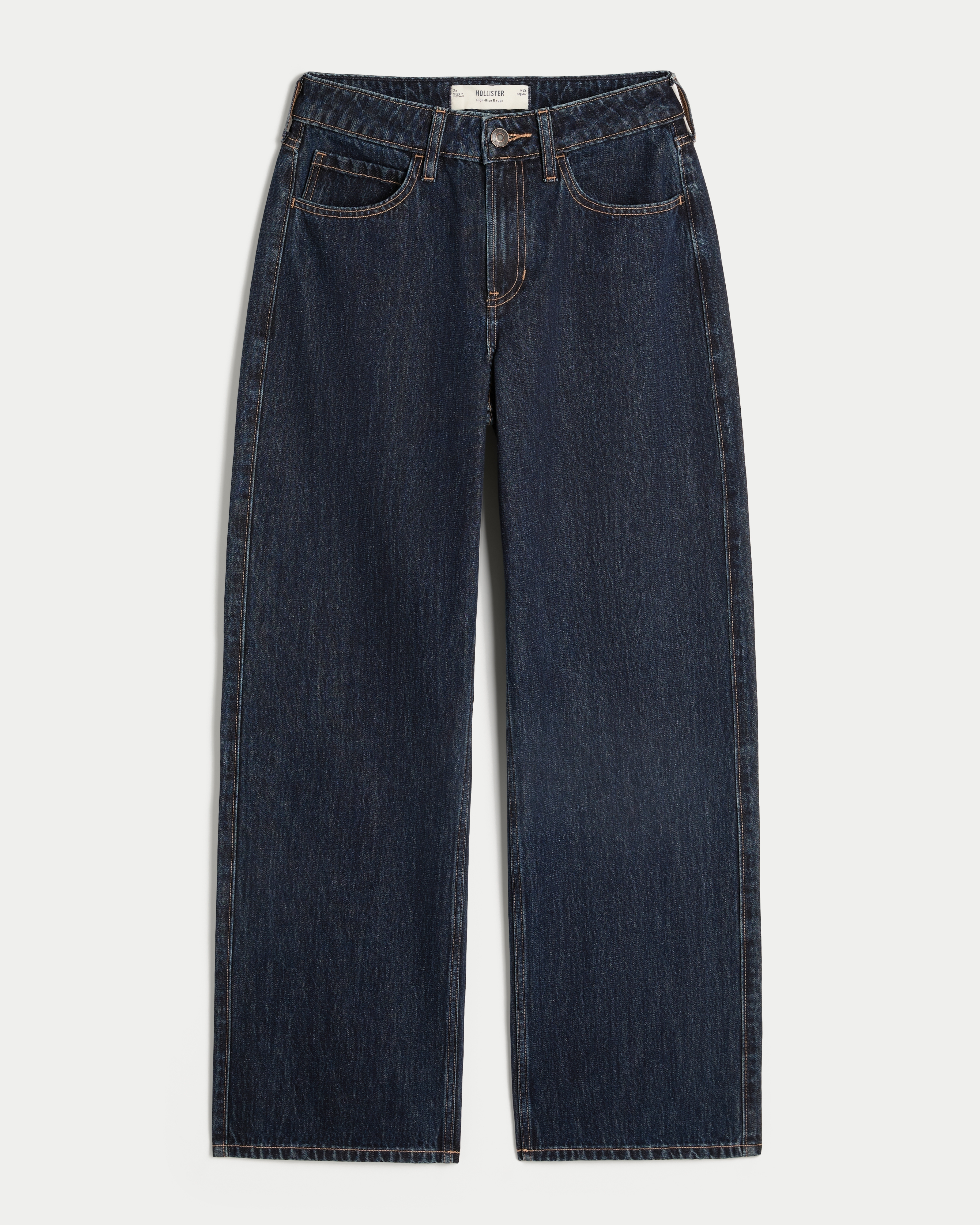 High-Rise Baggy Jeans