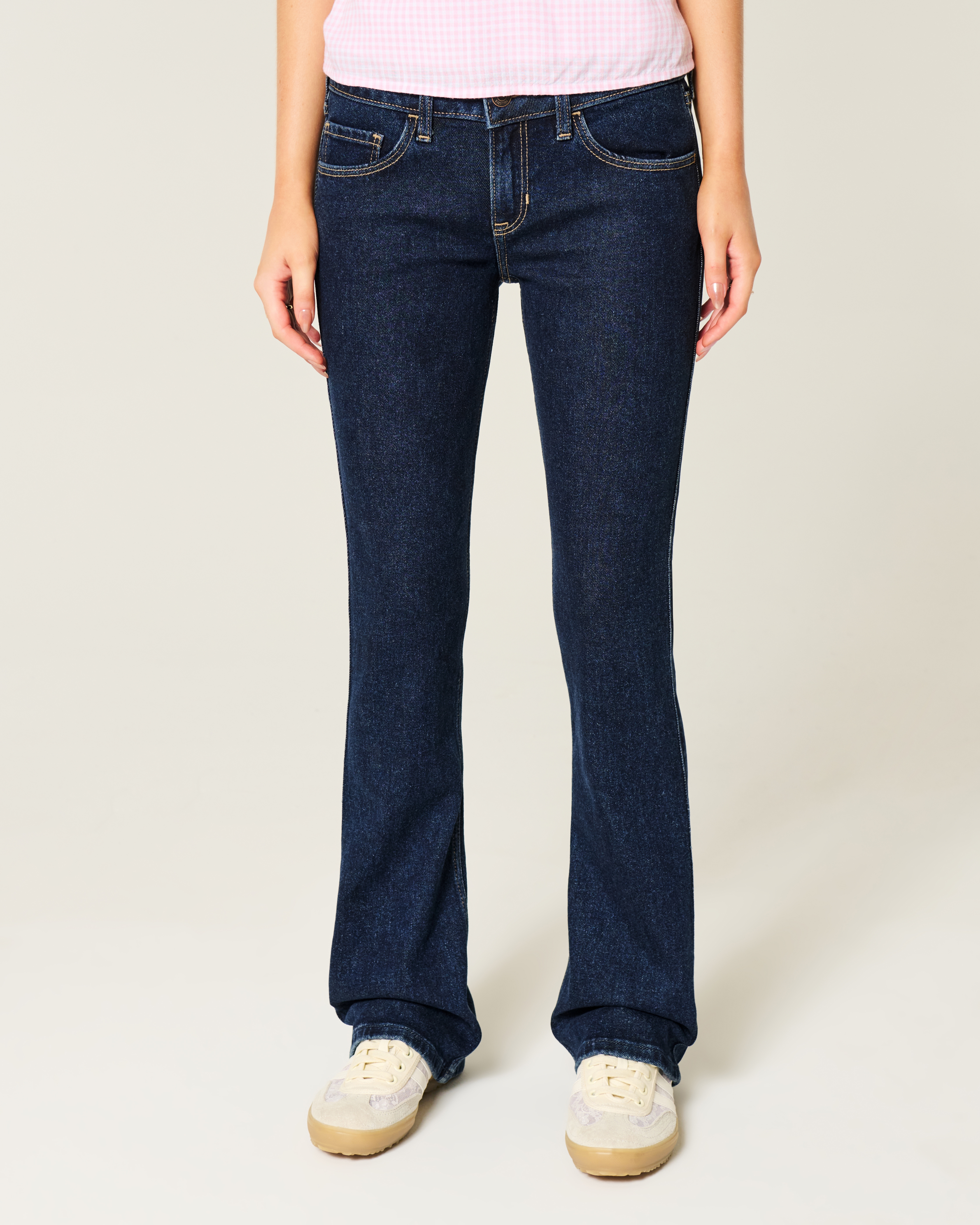 Hollister Low-rise Dark Wash Bootcut Jeans