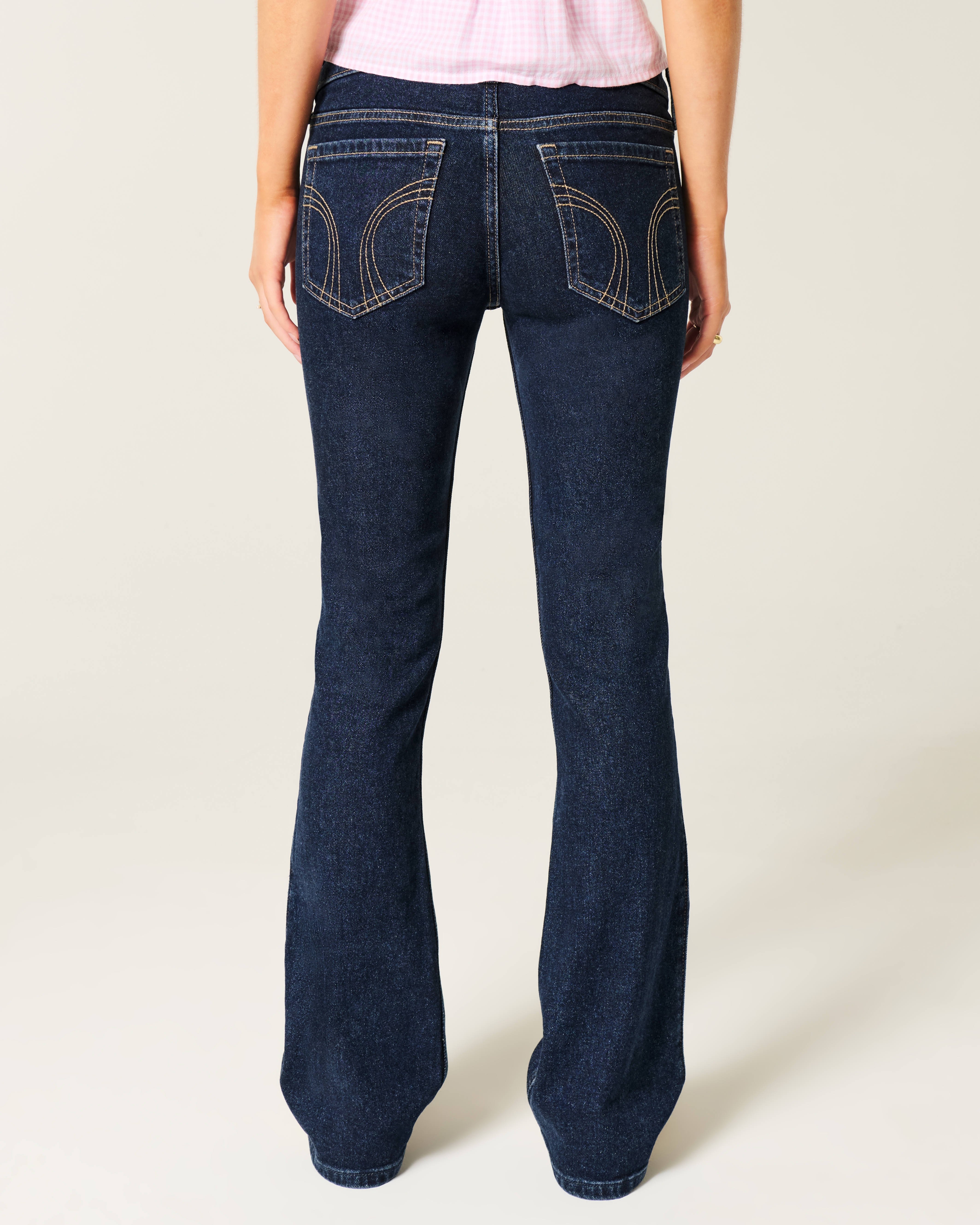 Hollister Low-rise Dark Wash Bootcut Jeans