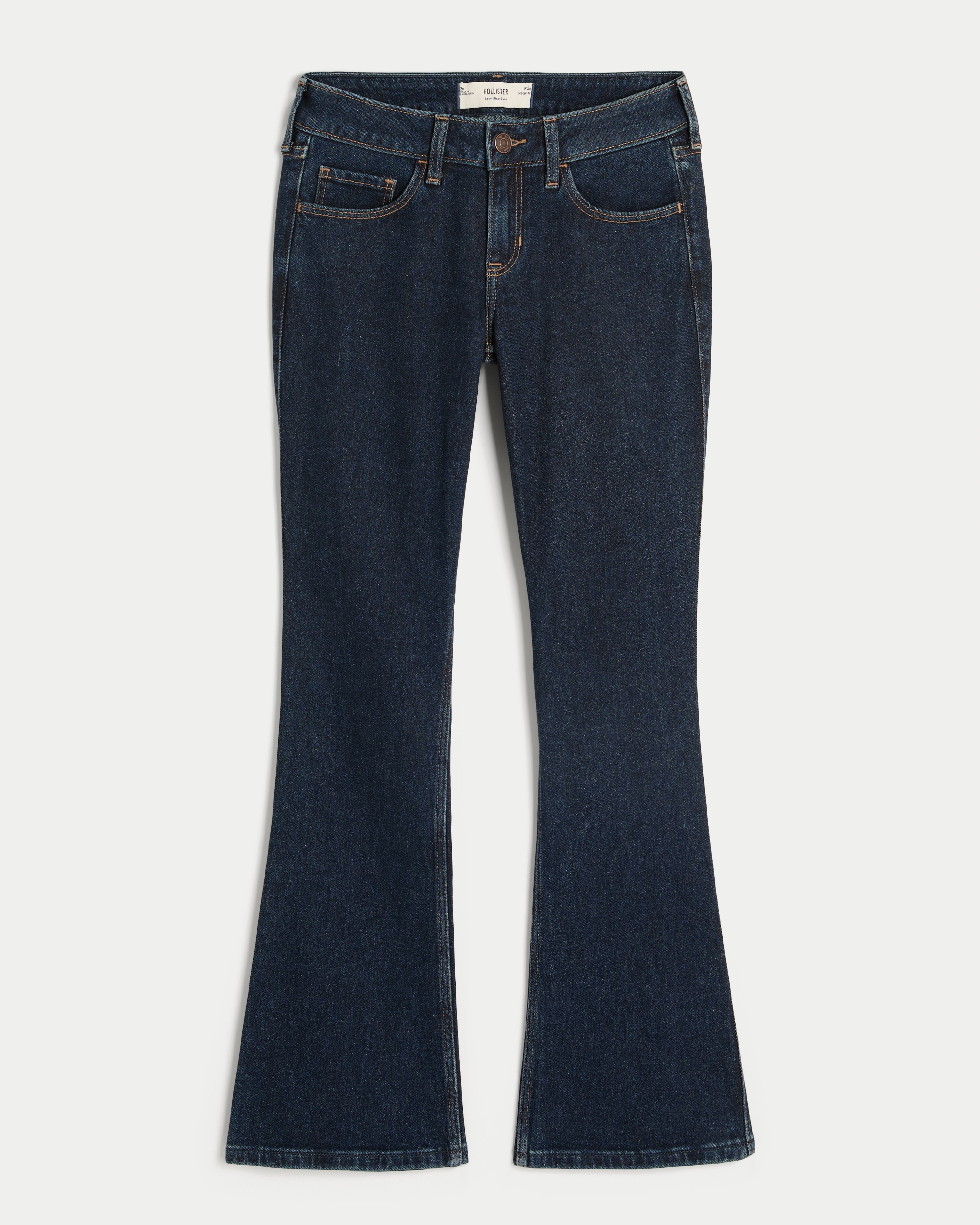 Hollister Low-rise Dark Wash Bootcut Jeans