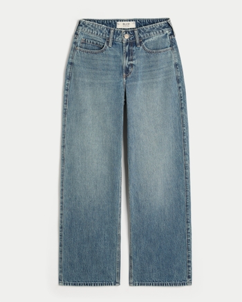 Women's High-Rise Baggy Jeans | Women's Bottoms | HollisterCo.com