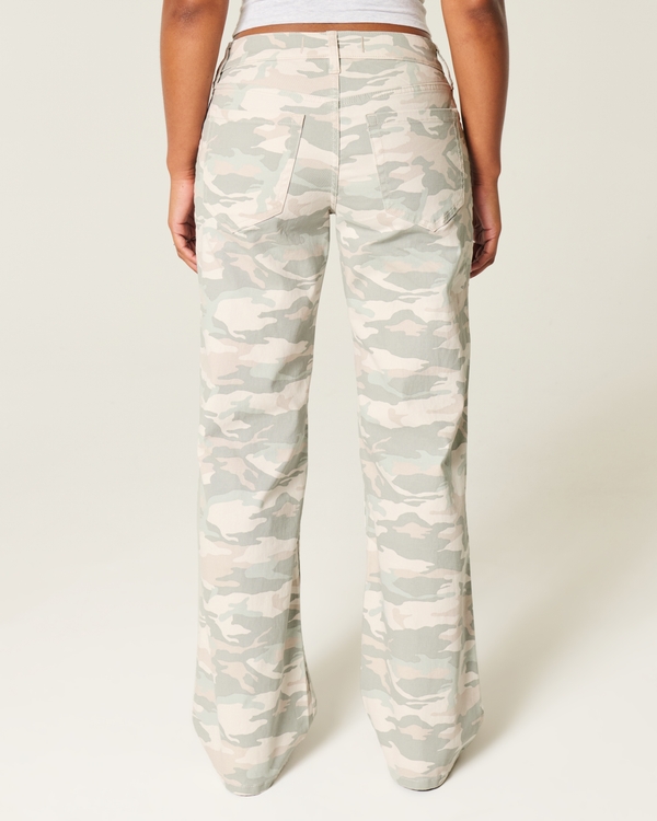 Curvy Low-rise Y2K Camo Baggy Jeans