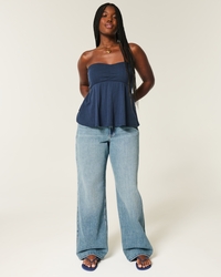 Curvy High-Rise Baggy Jeans