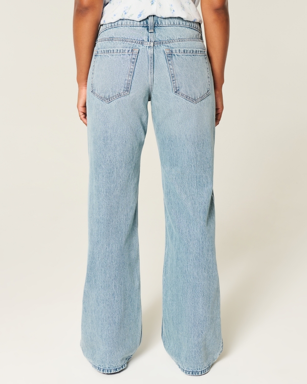 Curvy Low-Rise Medium Wash Baggy Jeans