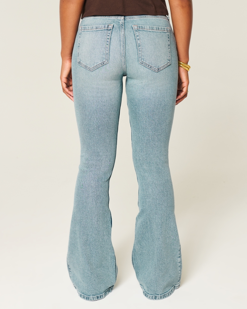 Curvy High-Rise Medium Wash Flare Jeans