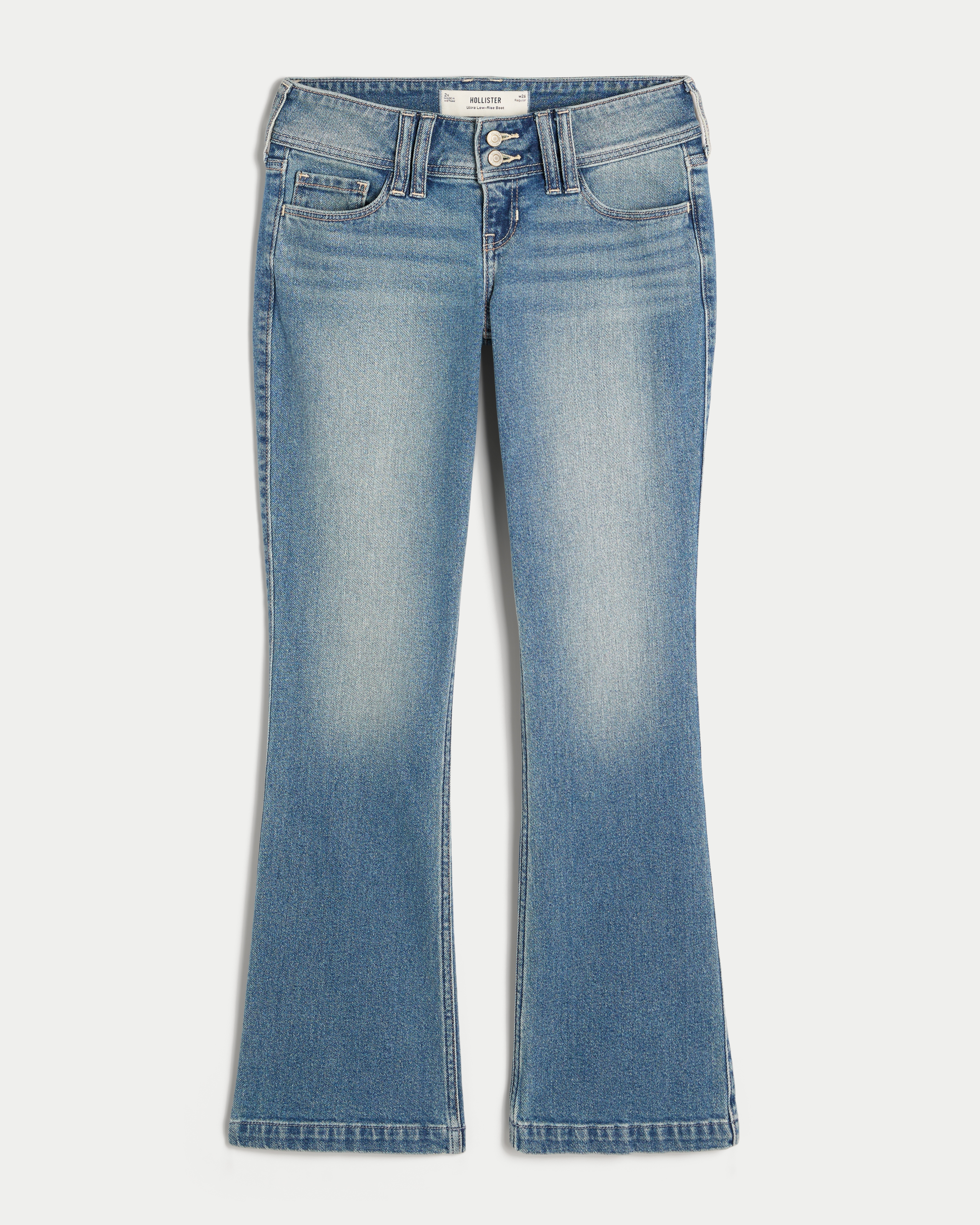 Ultra Low-Rise Bootcut Jeans