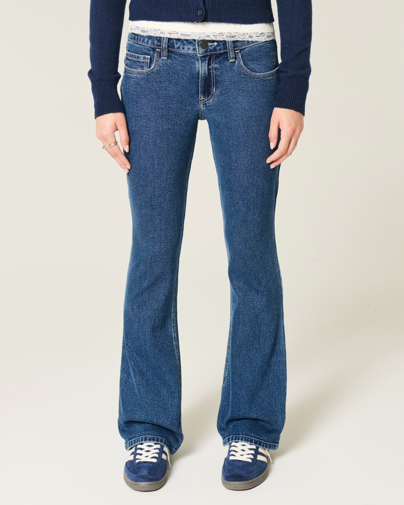 Low-Rise Medium Wash Boot Jeans