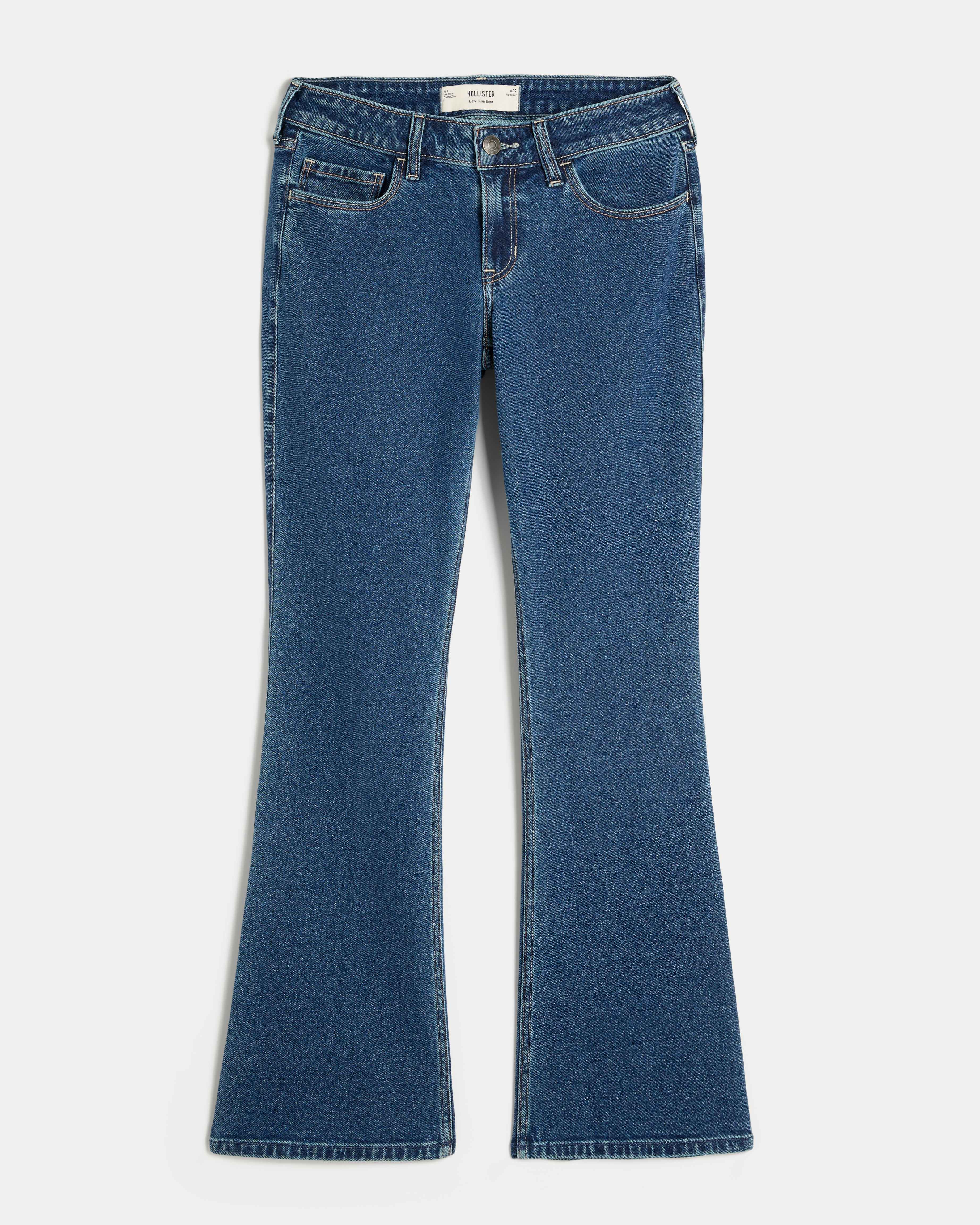 Low-Rise Medium Wash Boot Jeans