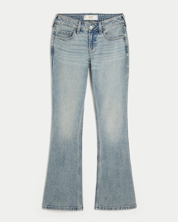 Women's Low-Rise Light Wash Bootcut Jeans | Women's Clearance