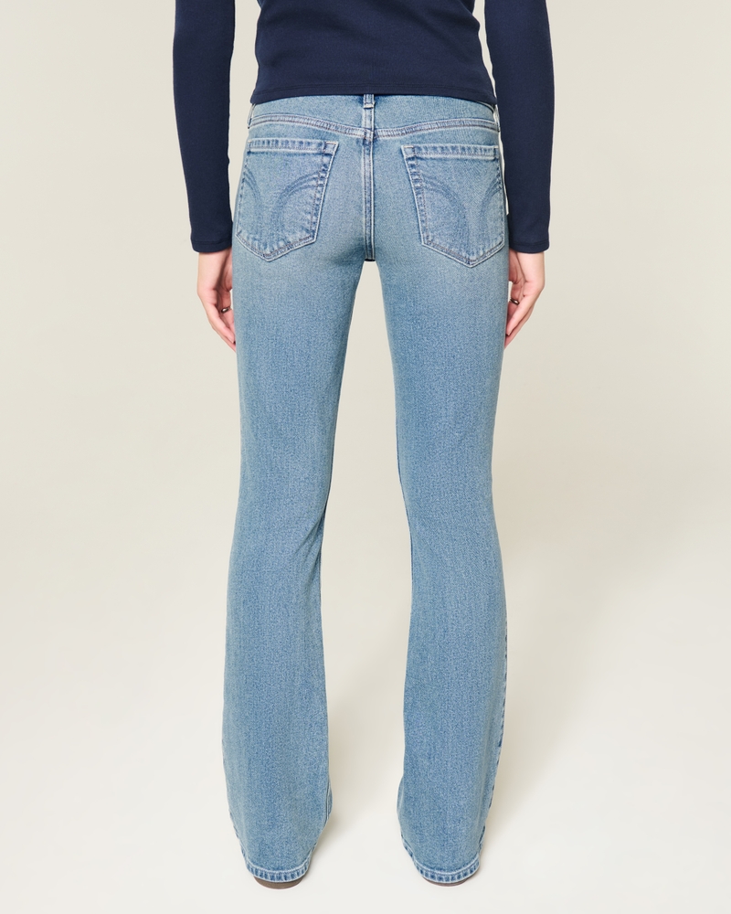 Low-Rise Medium Wash Bootcut Jeans
