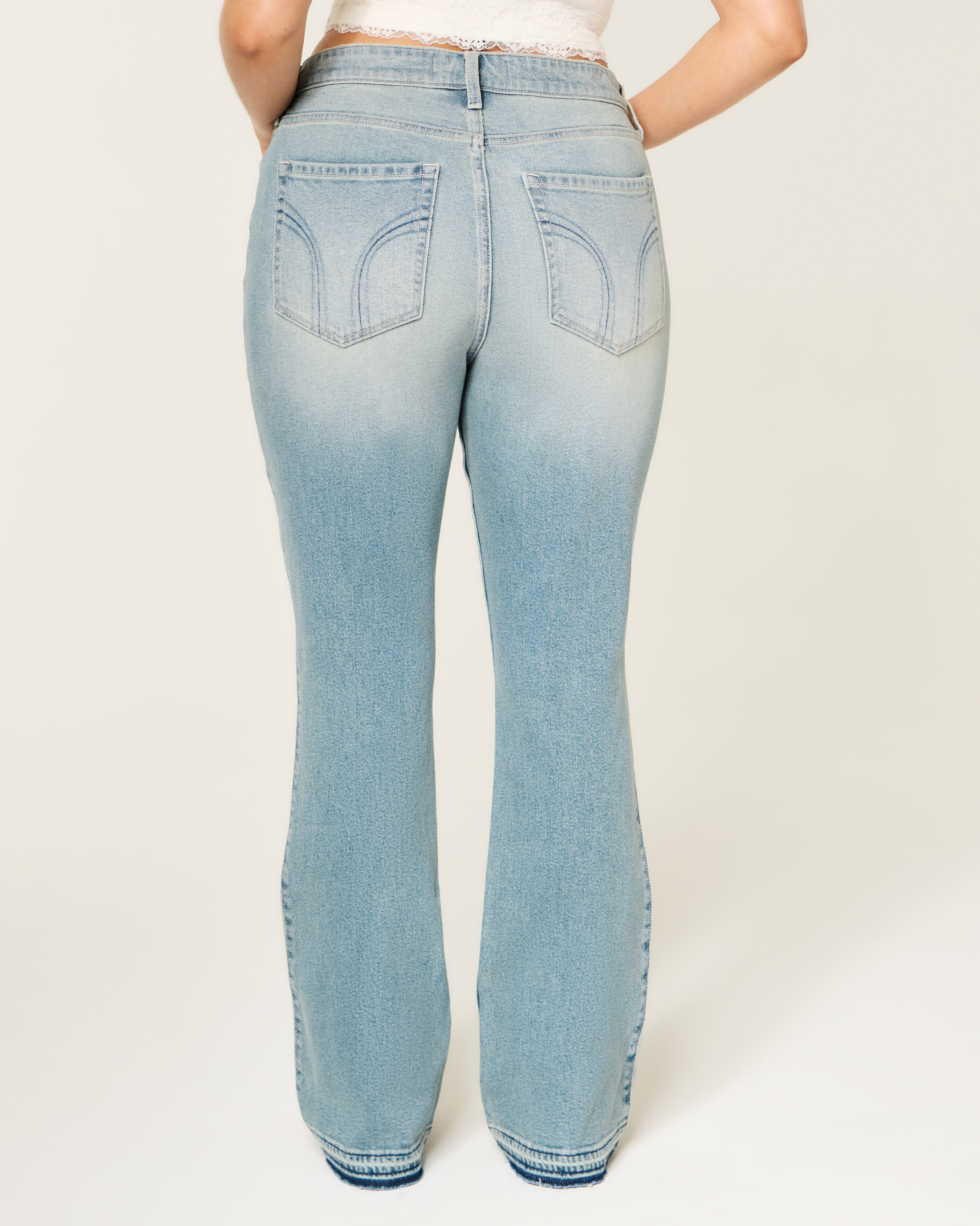 Curvy High-Rise Medium Wash Bootcut Jeans