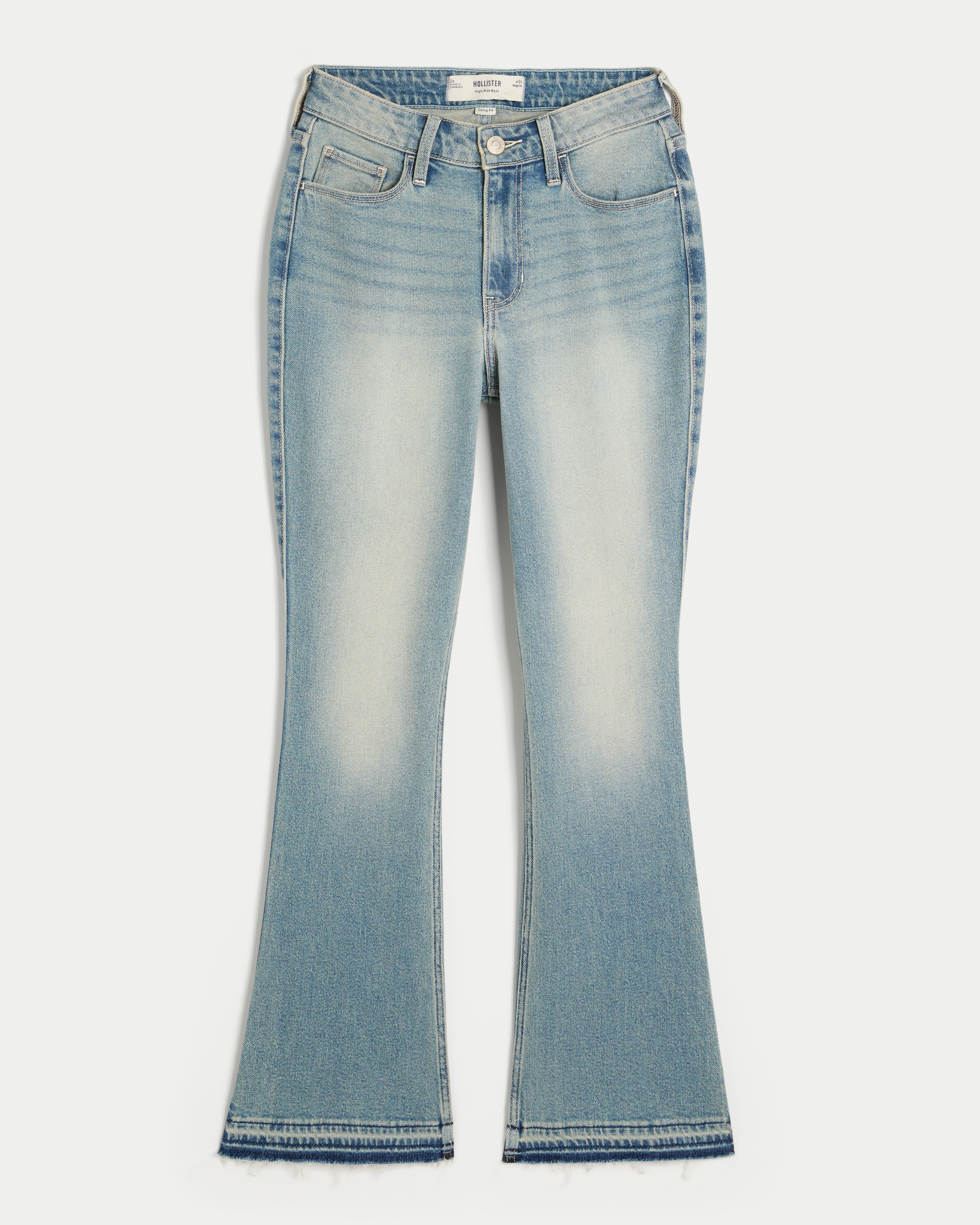 Curvy High-Rise Medium Wash Bootcut Jeans