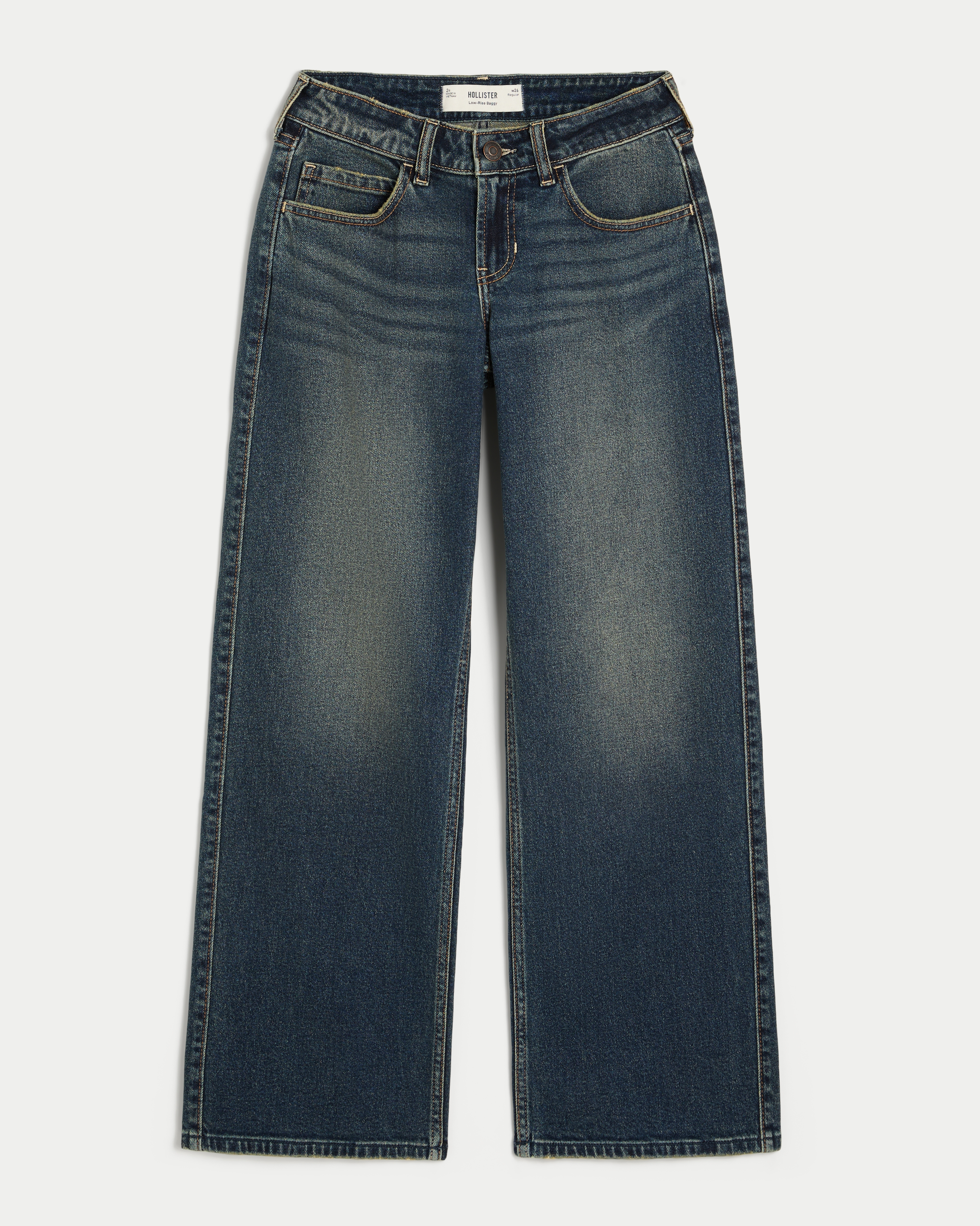 Low-Rise Y2K Baggy Jeans