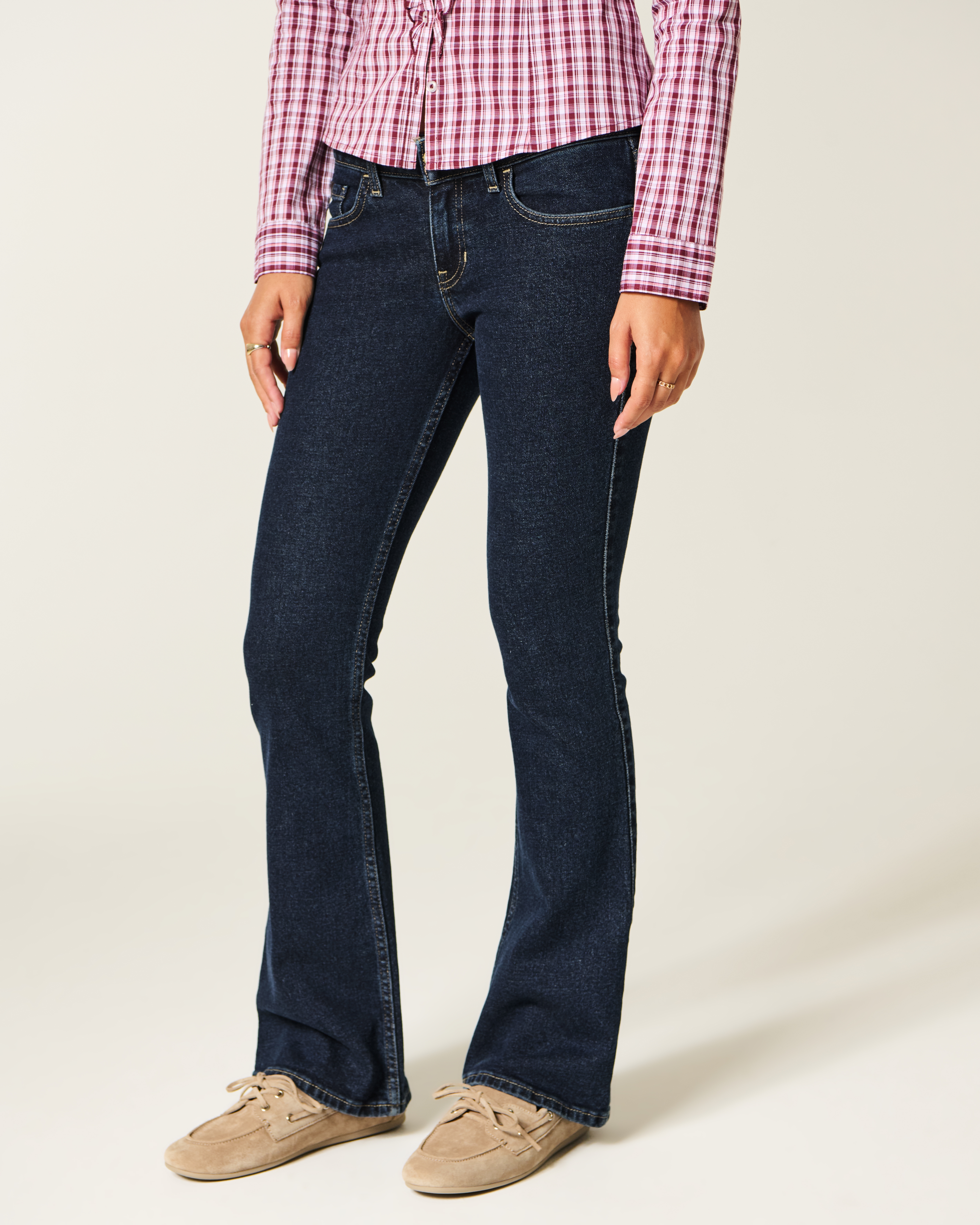 Hollister Low-Rise Dark Wash Bootcut Jeans | Arden Fair