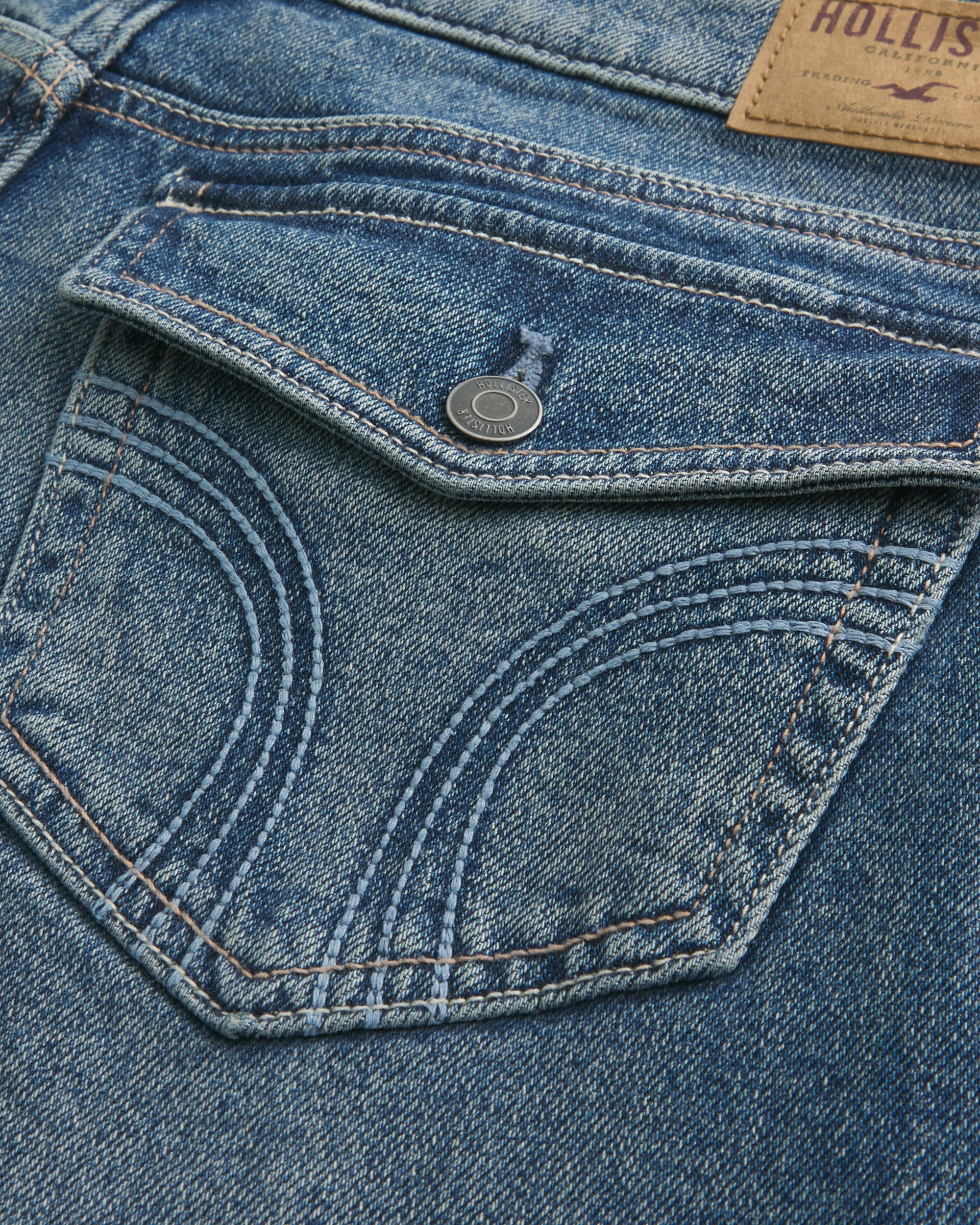 Low-Rise Y2K Dark Wash Baggy Jeans