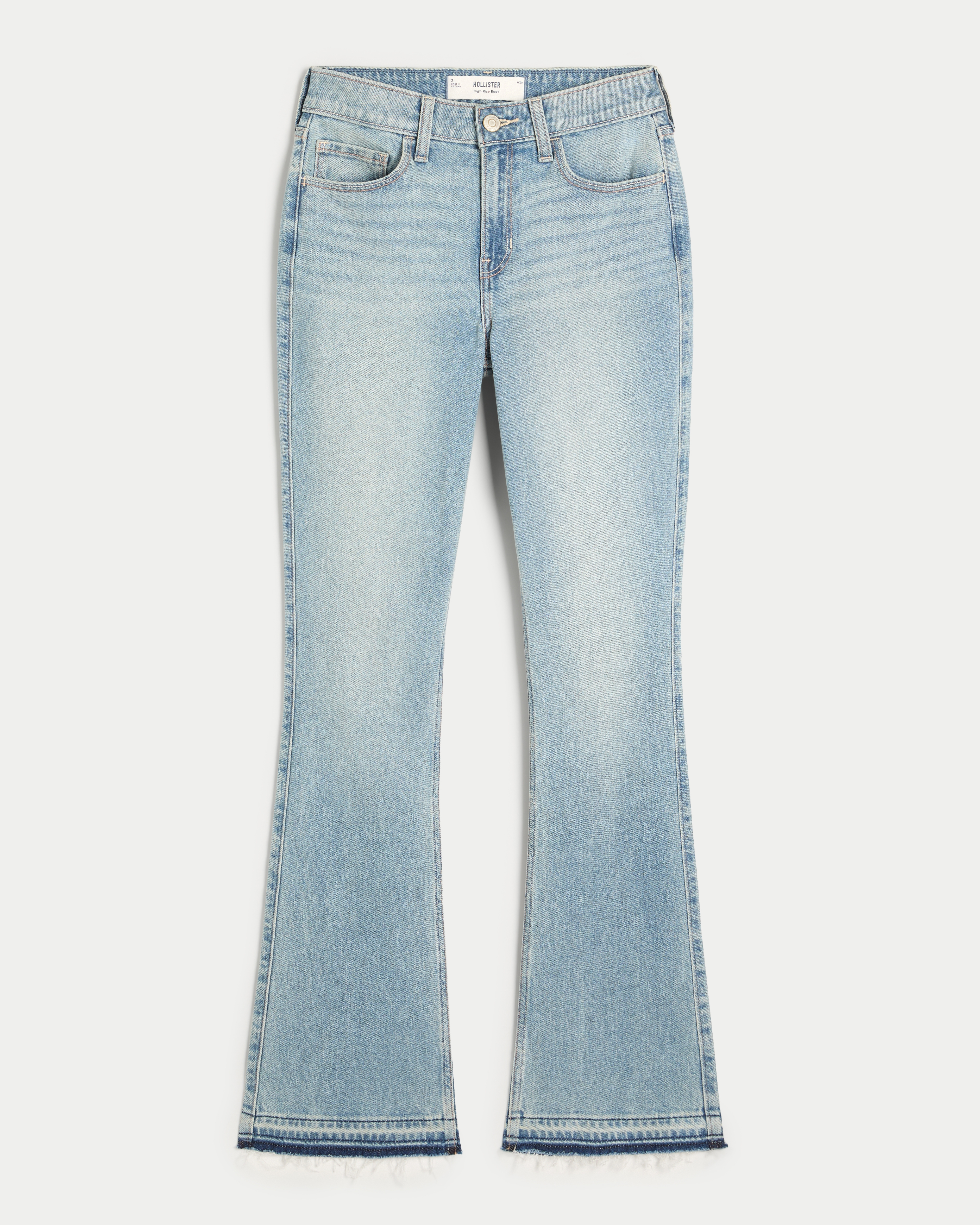 High-Rise Bootcut Jeans