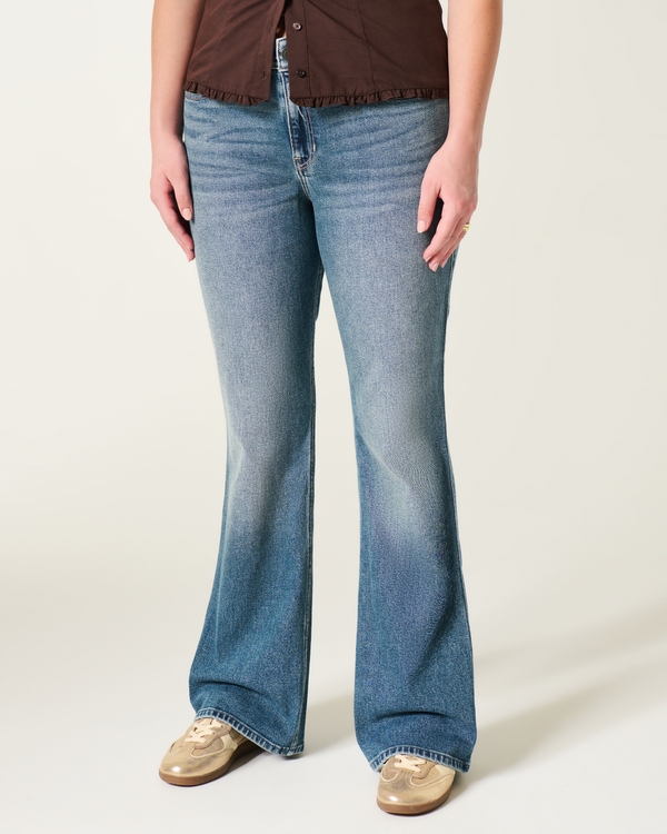 High-Rise Dark Wash Bootcut Jeans, Dark view 2