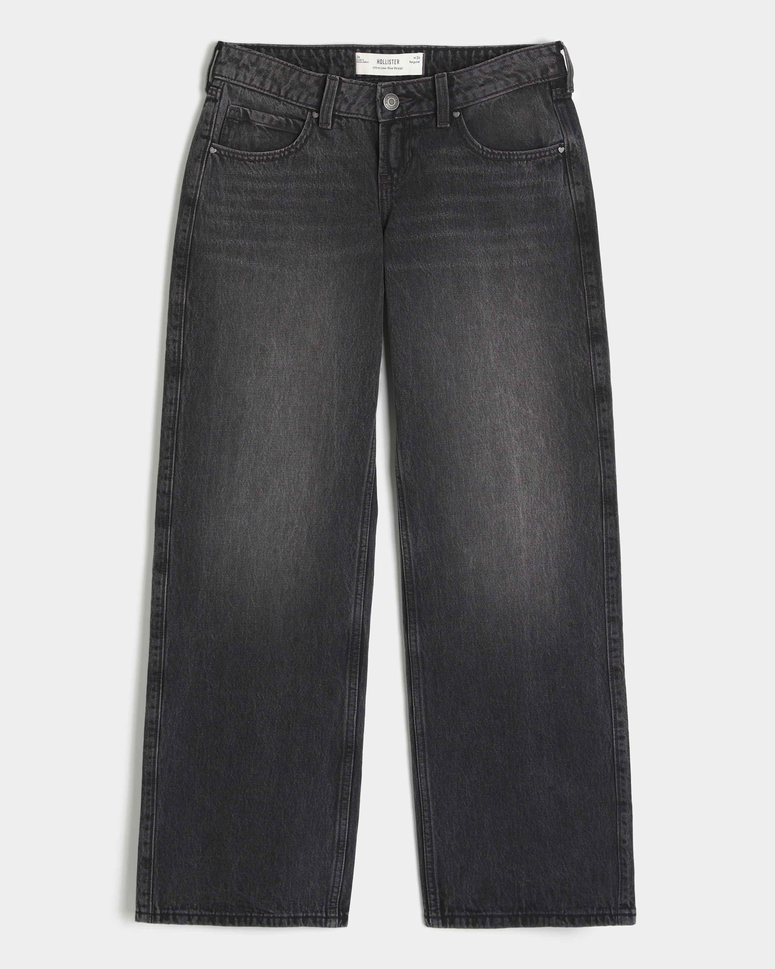 Ultra Low-Rise Baggy Jeans