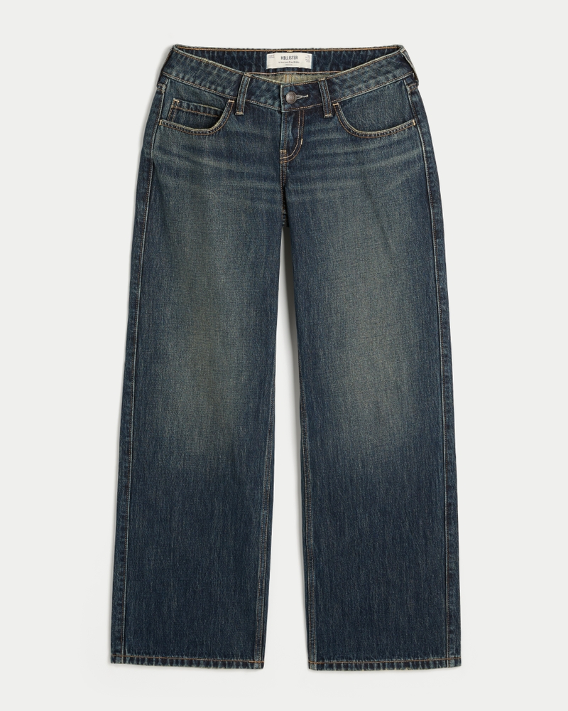 Women's Ultra Low-Rise Baggy Jeans | Women's Bottoms | HollisterCo.com