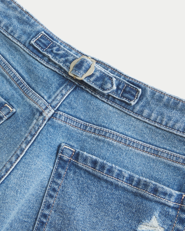 Women's Hollister Andi Adjustable Waist Ultra Low-Rise Distressed