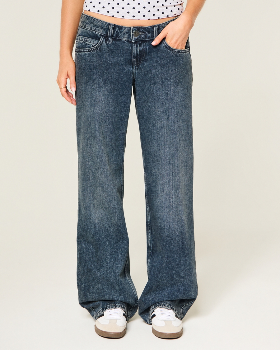 Ultra Low-Rise Baggy Jeans