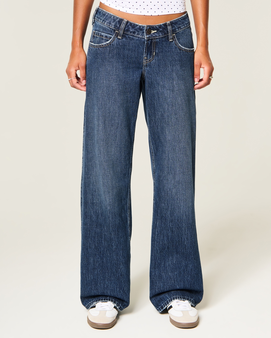 Ultra Low-Rise Baggy Jeans