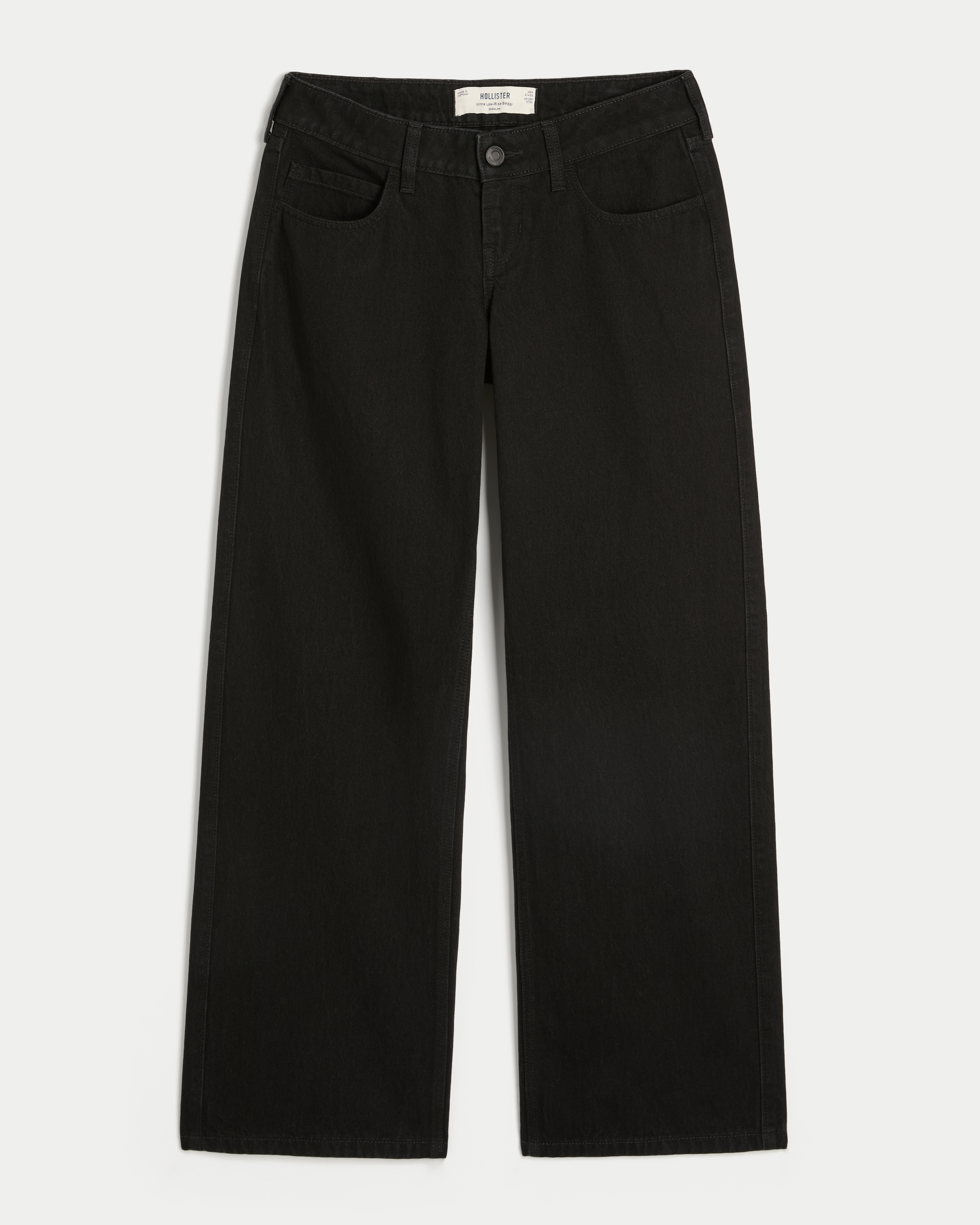 Ultra Low-Rise Baggy Jeans