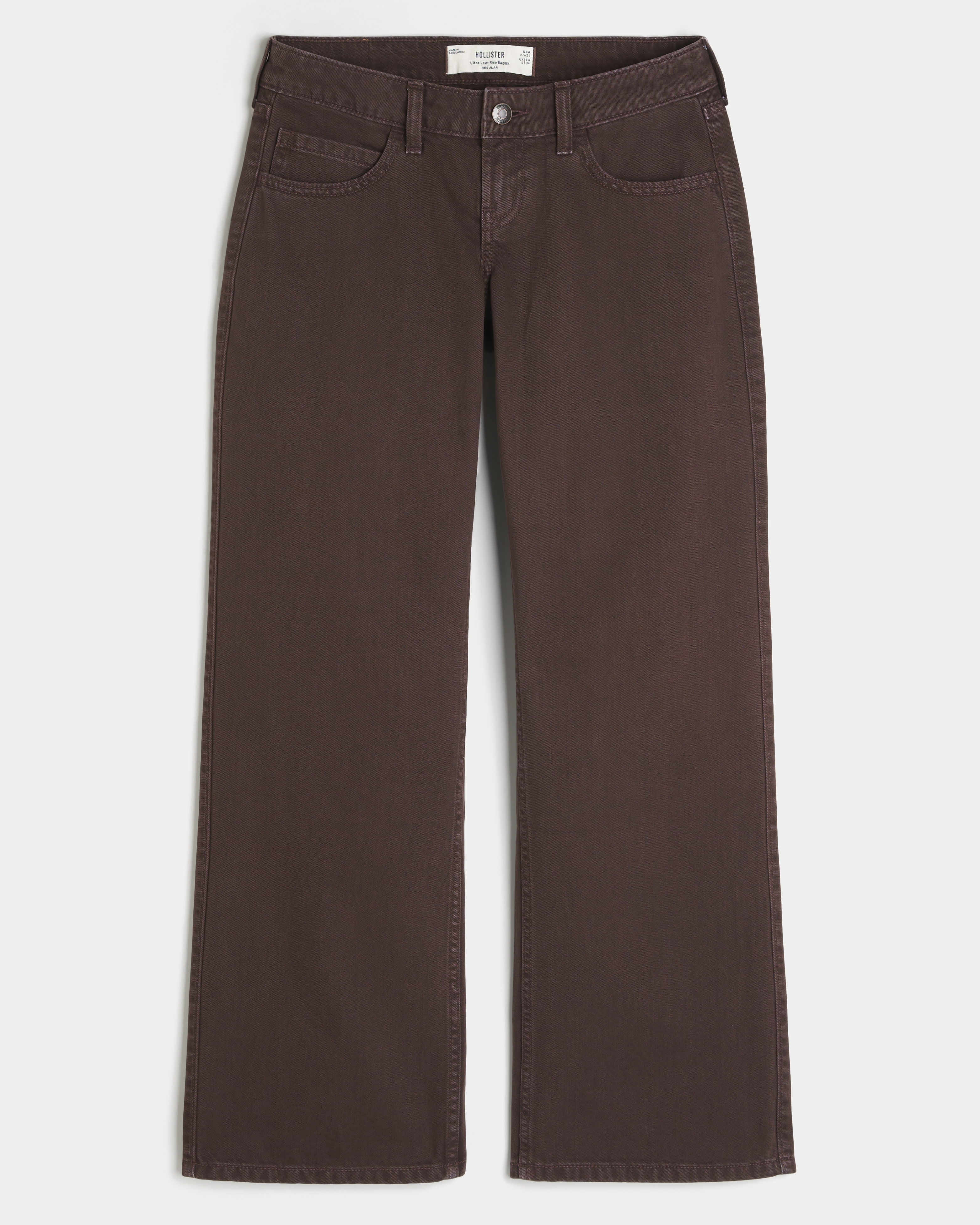 Ultra Low-Rise Baggy Jeans